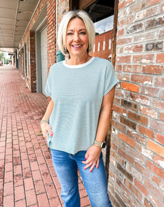Comfy Chic Striped Top