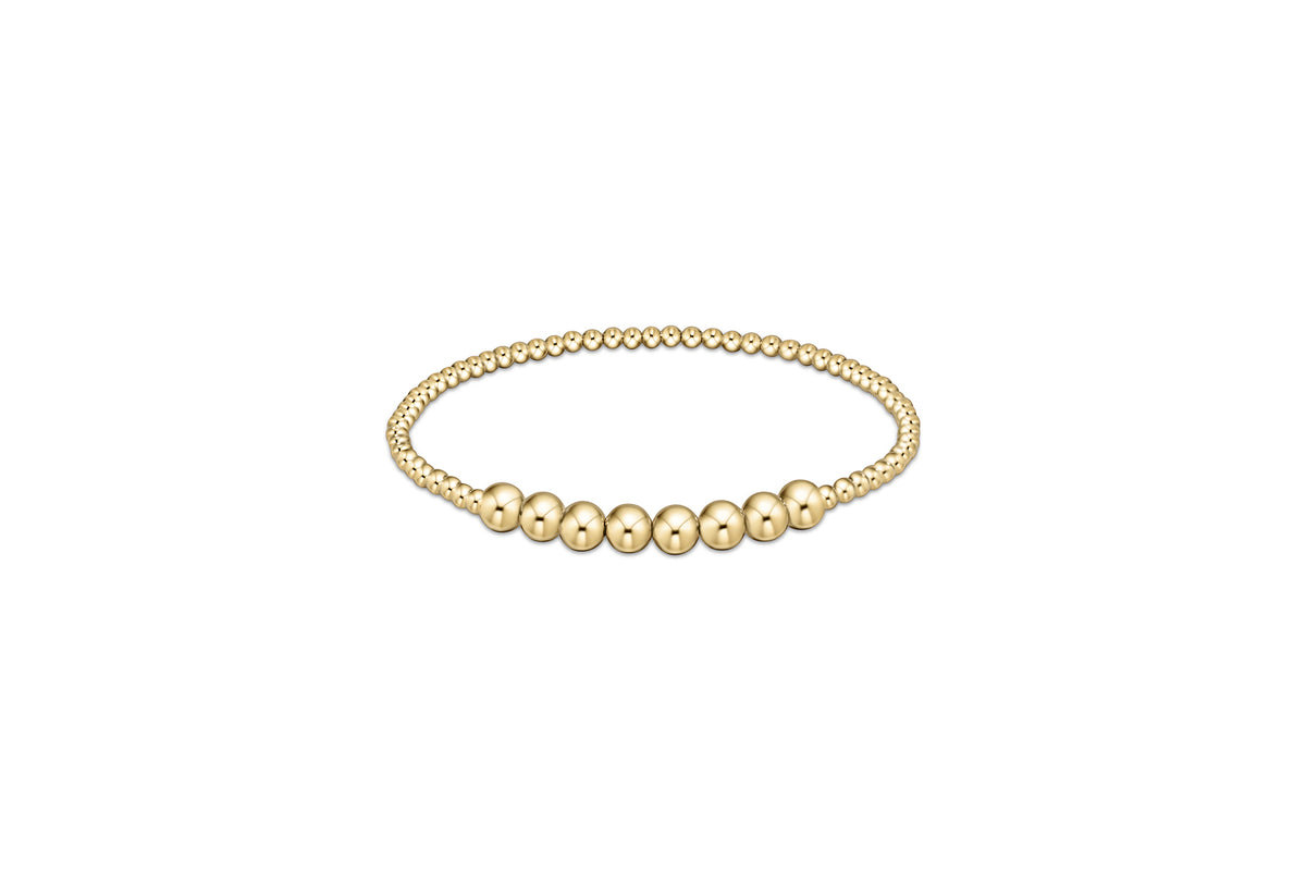 Classic Gold 2.5mm Bead Bracelet
