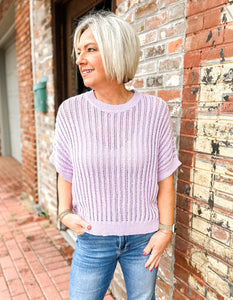Lavender Dreams Lightweight Sweater