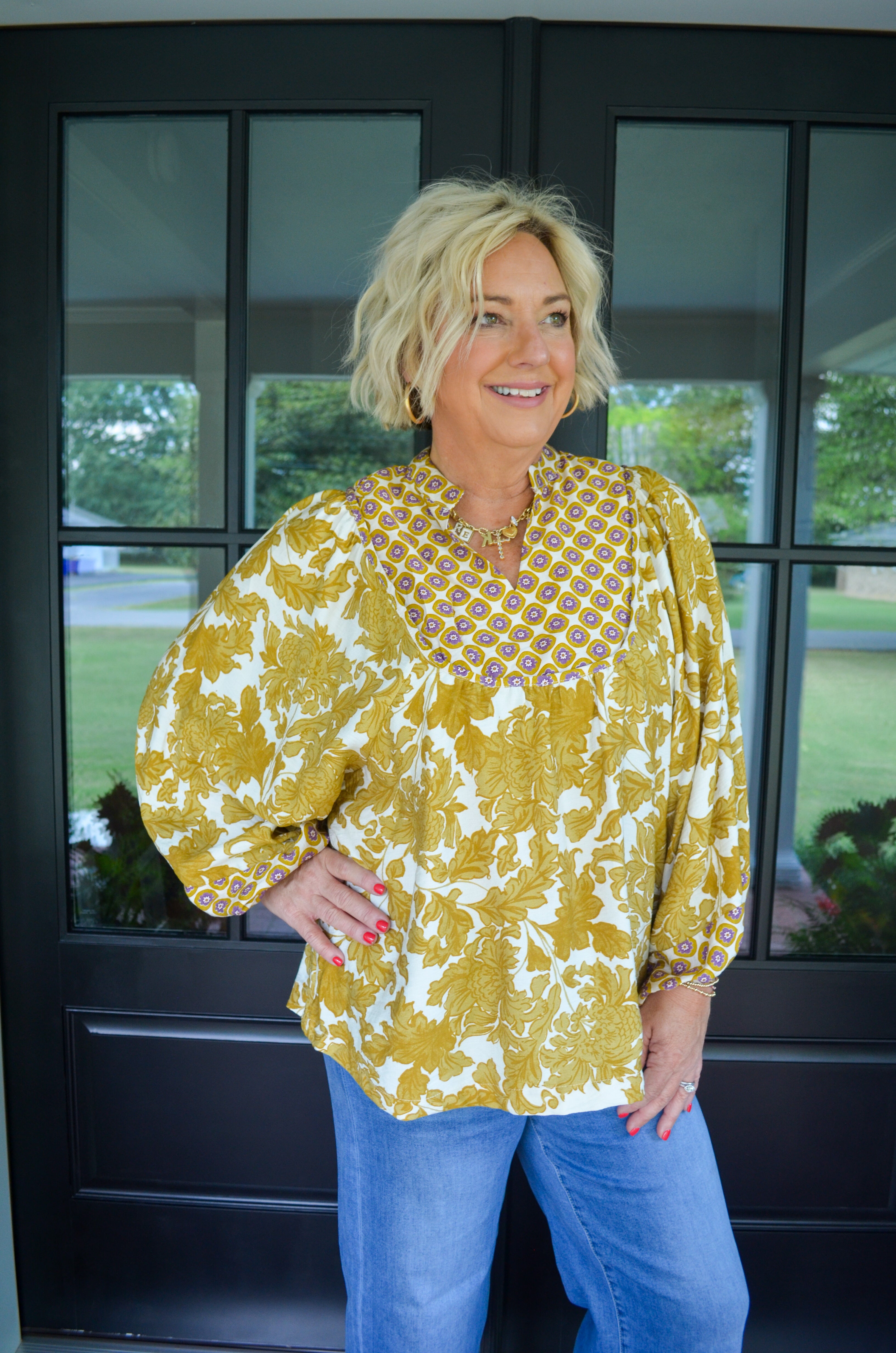 Curvy Harvest Cheer Top