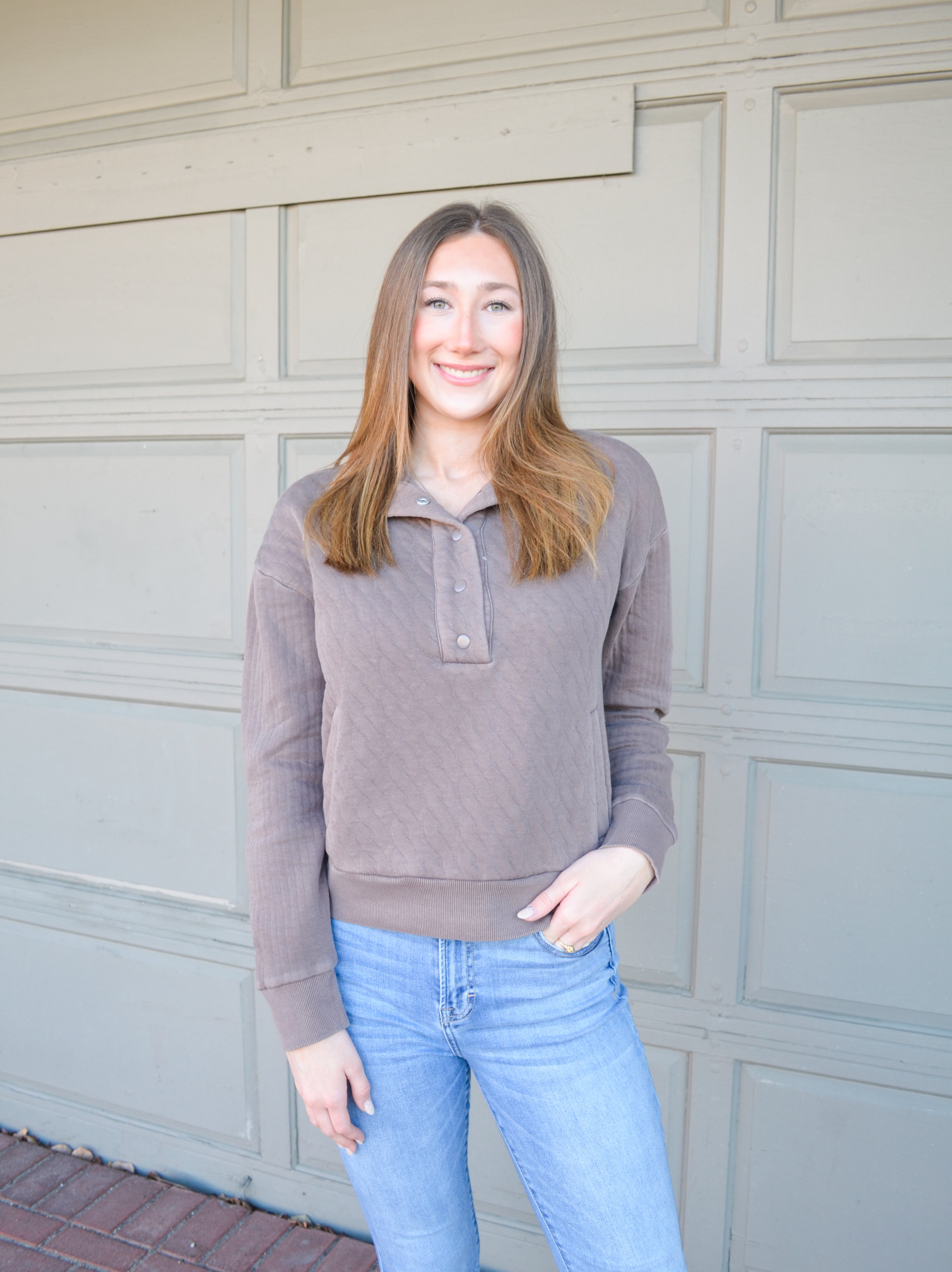 Plum Look My Way Pullover