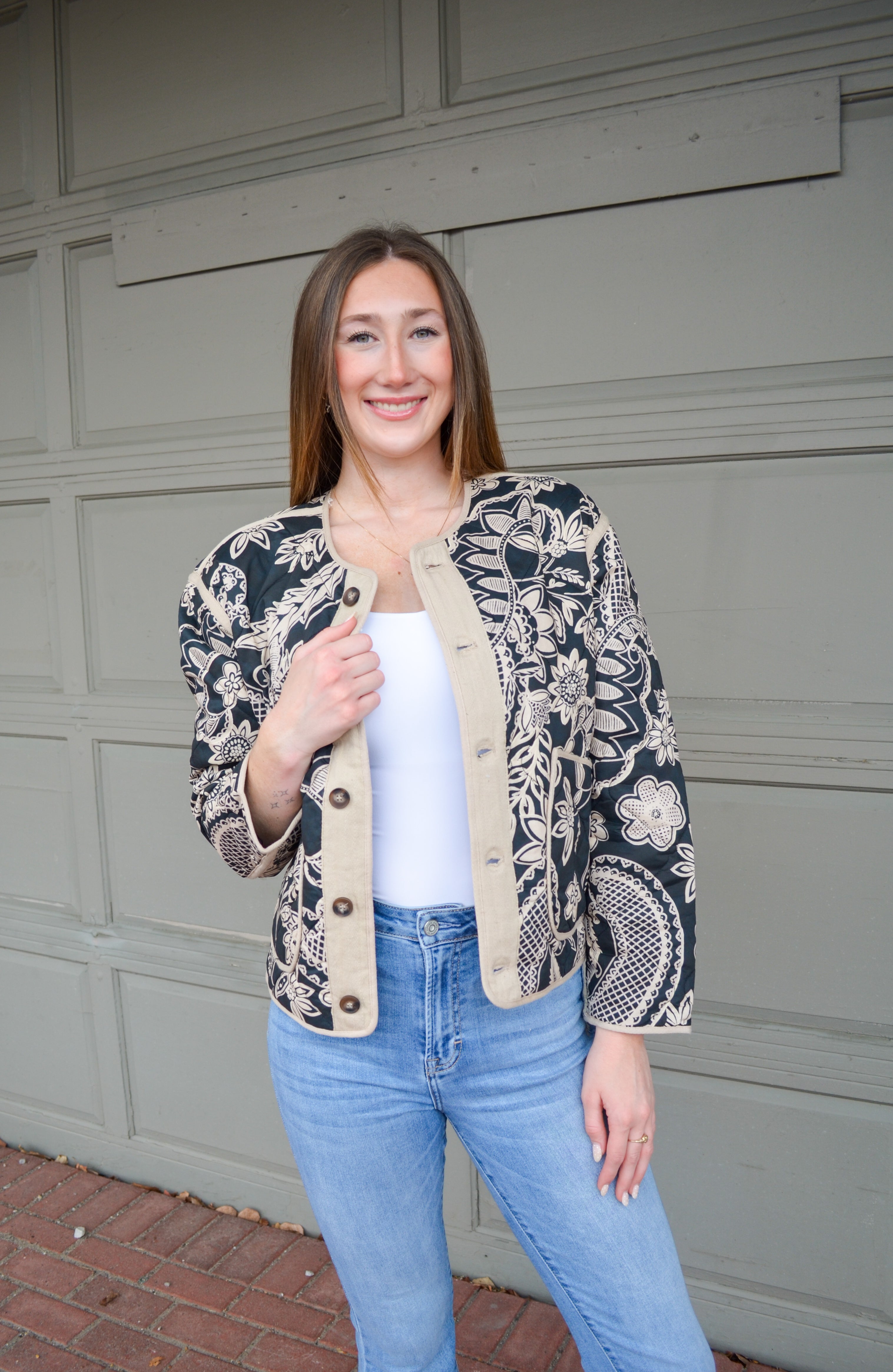 Hello Lovely Quilted Jacket