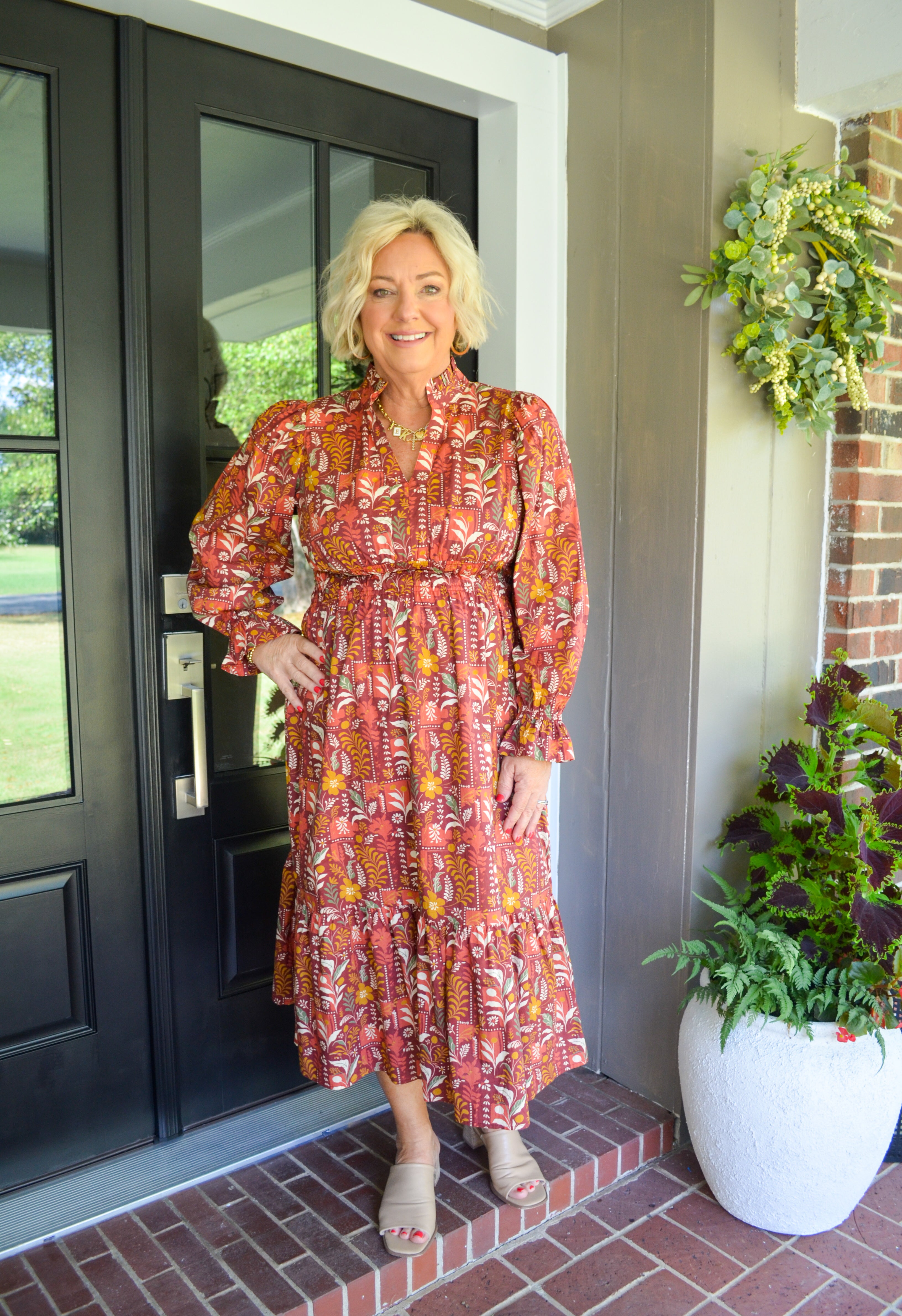 falling for you midi dress Falling For You Midi Dress main image 0