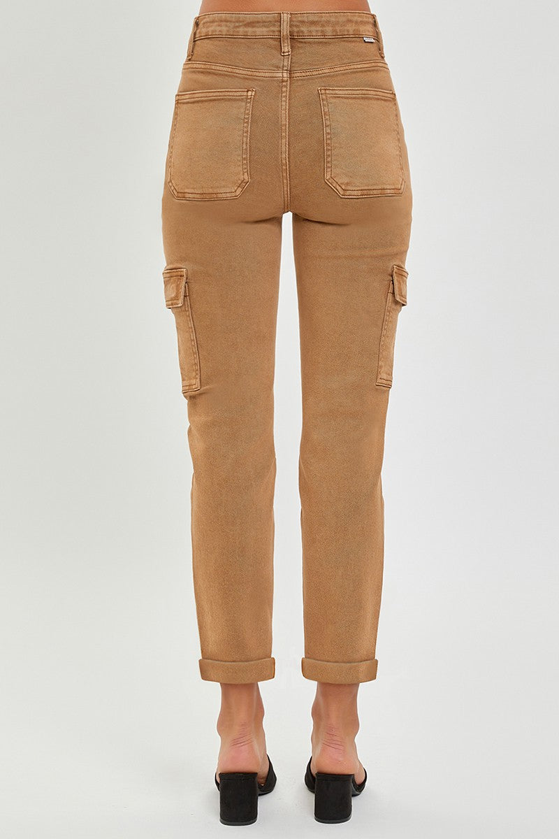 High Rise Cargo Straight Pant