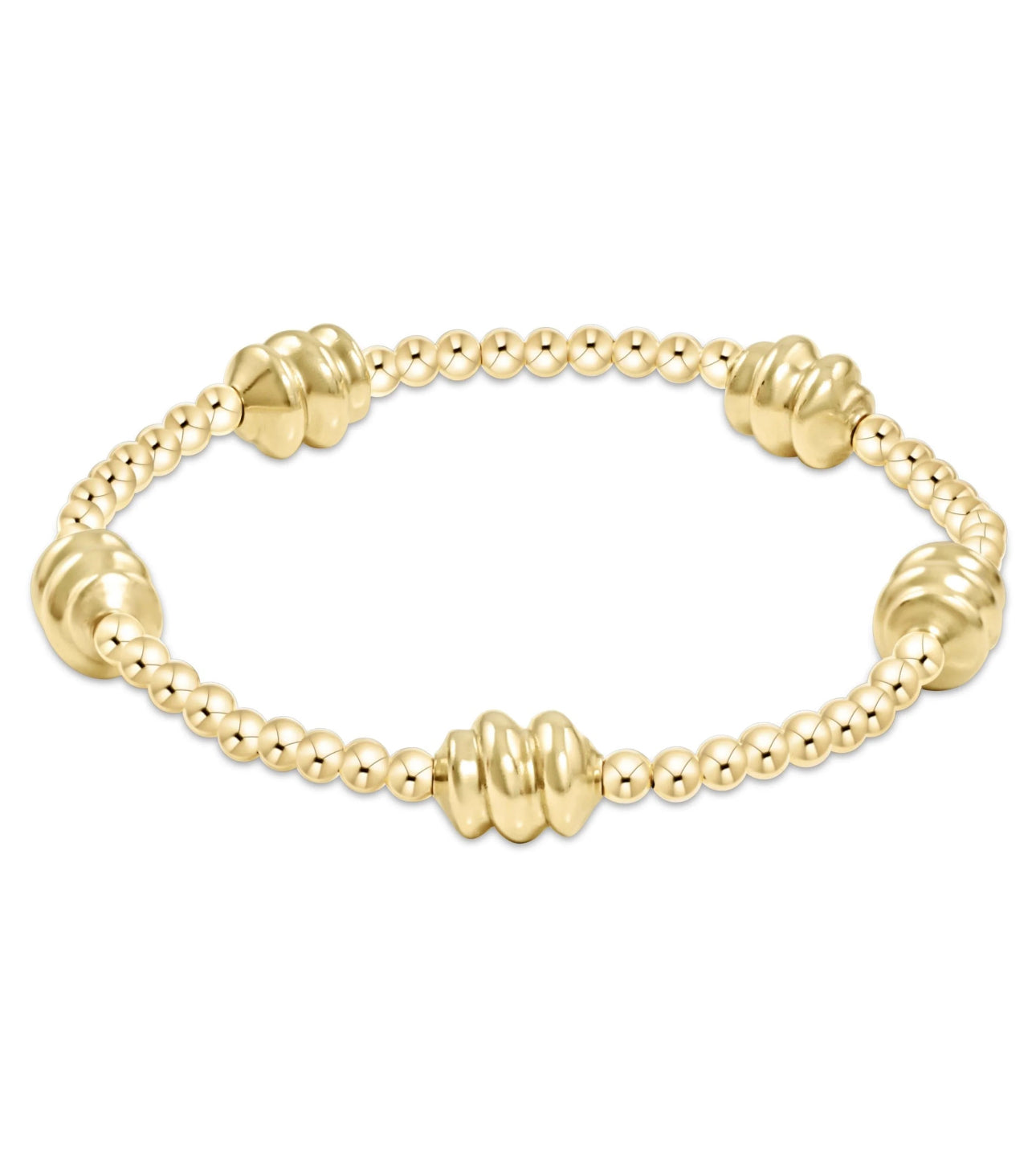Extends Admire Gold 3mm Bead Bracelet - Gold