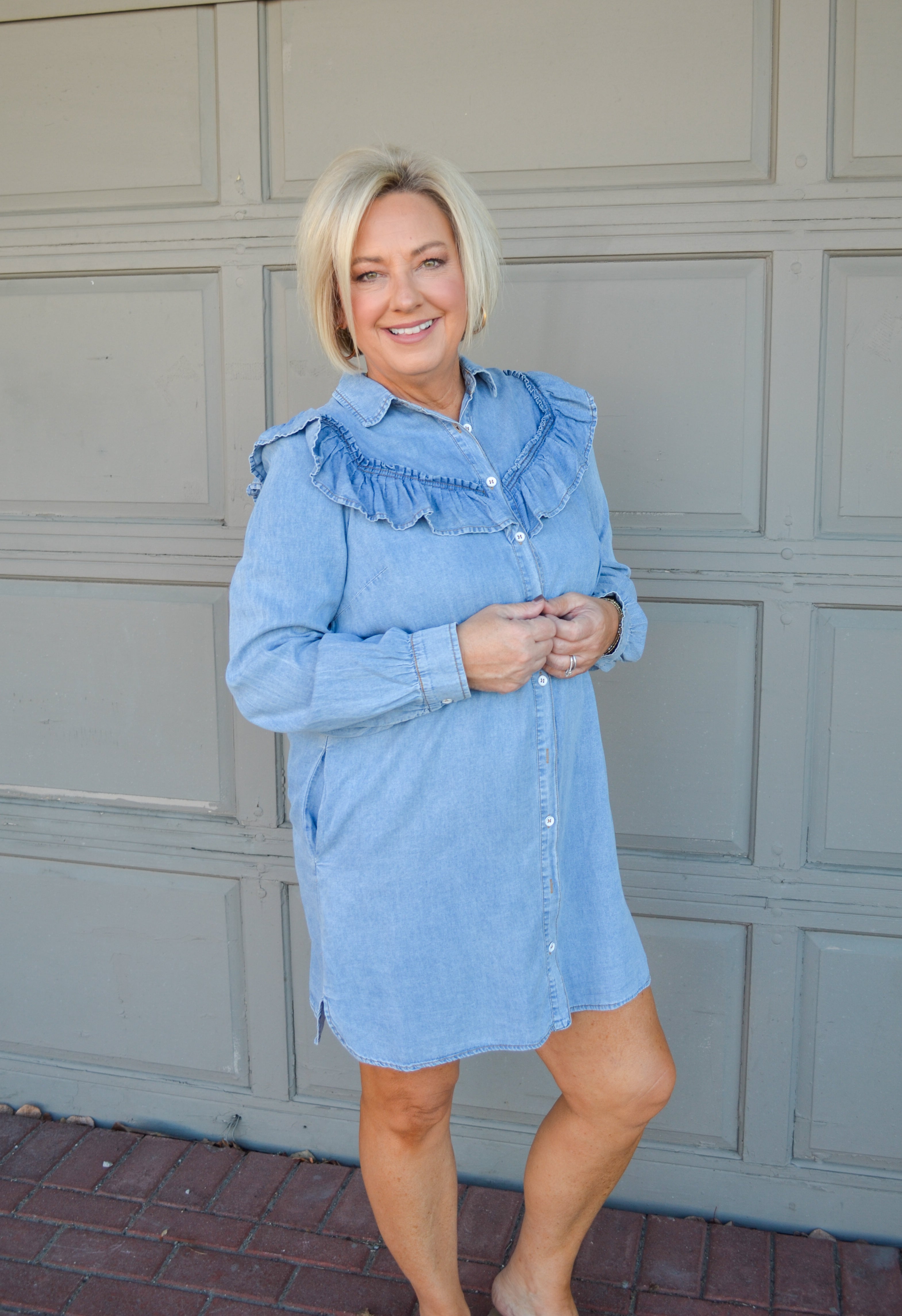 Downtown Dream Denim Dress