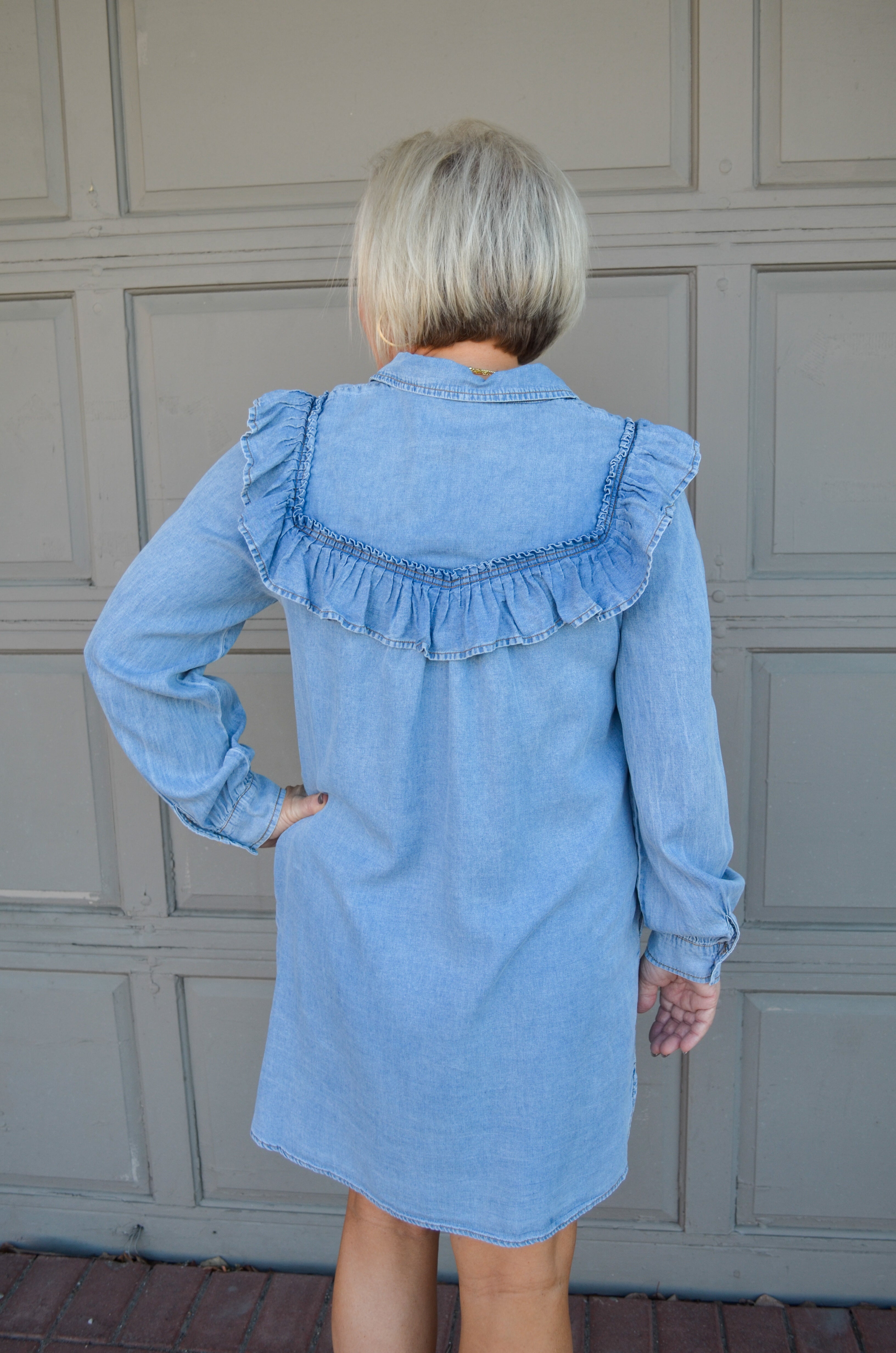 Downtown Dream Denim Dress