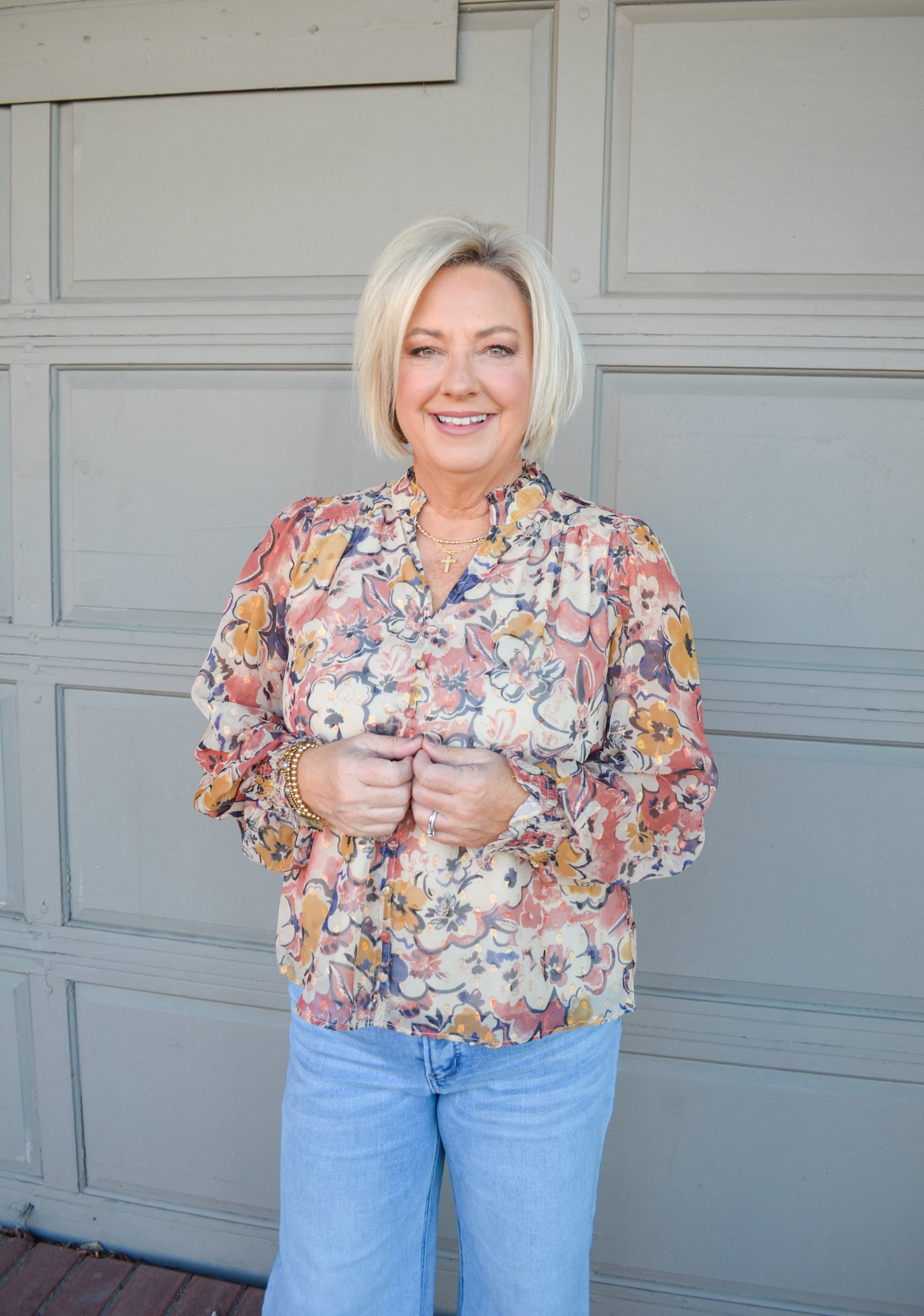 More To Say Long Sleeve Blouse