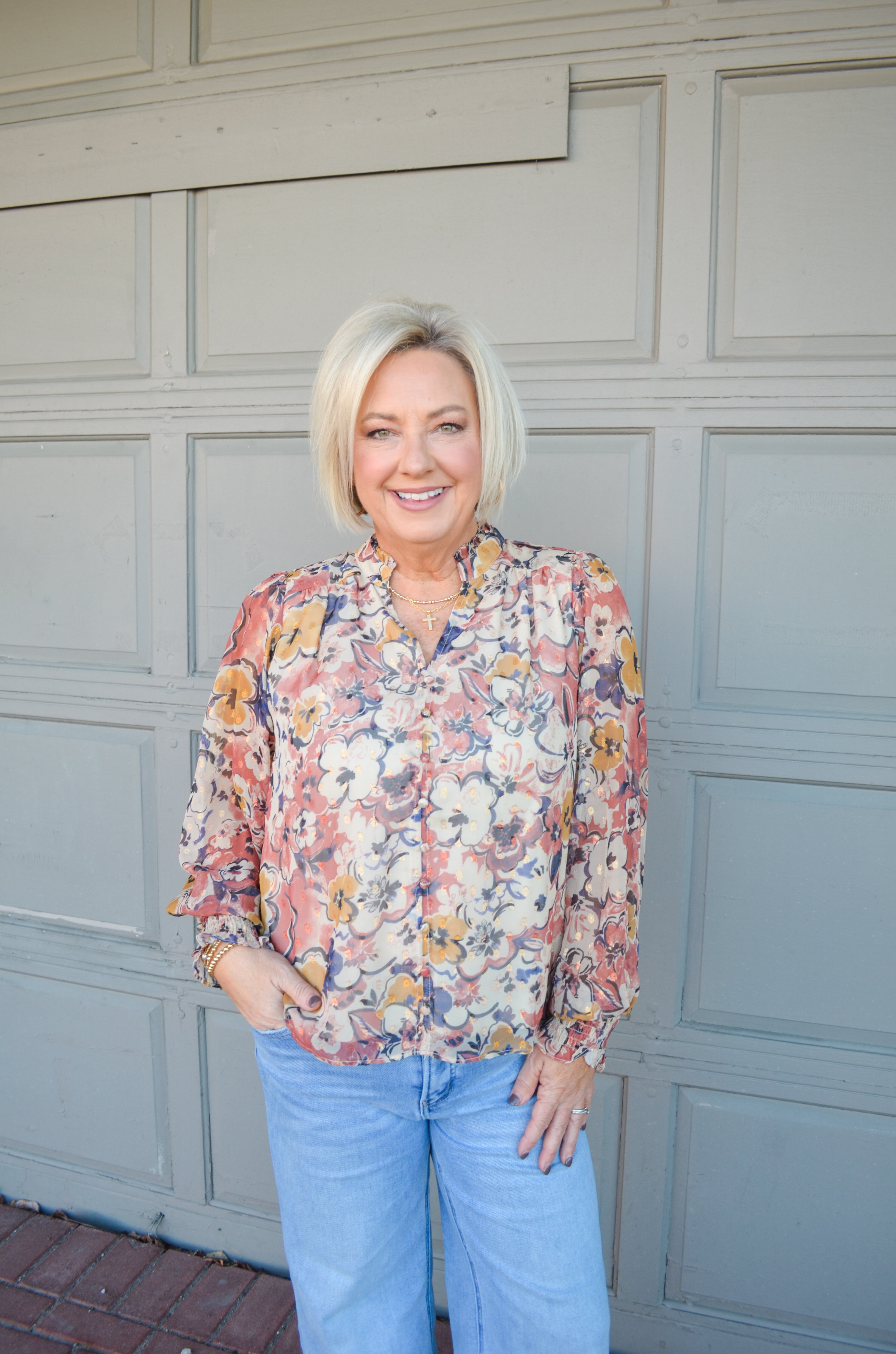 More To Say Long Sleeve Blouse