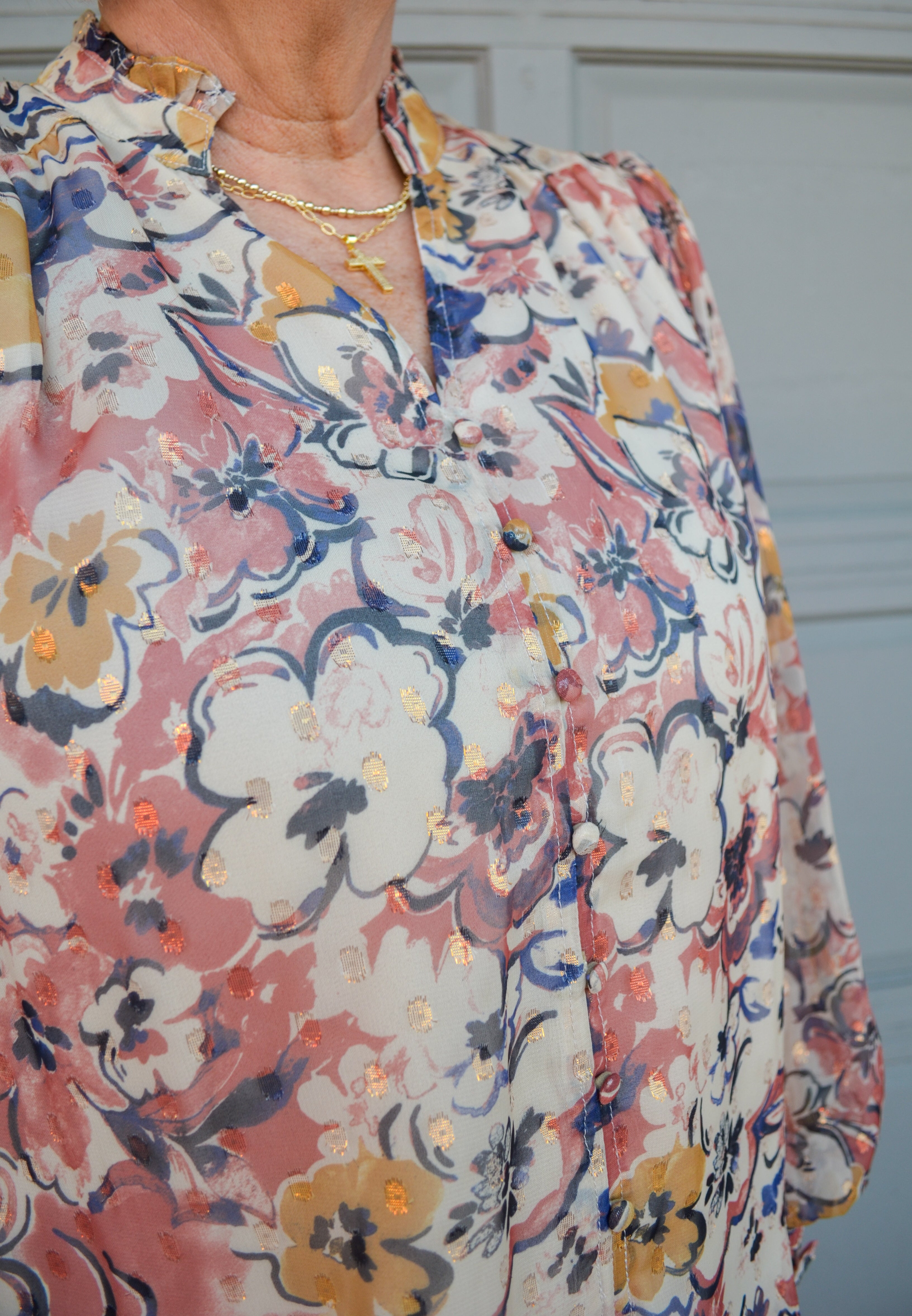 More To Say Long Sleeve Blouse