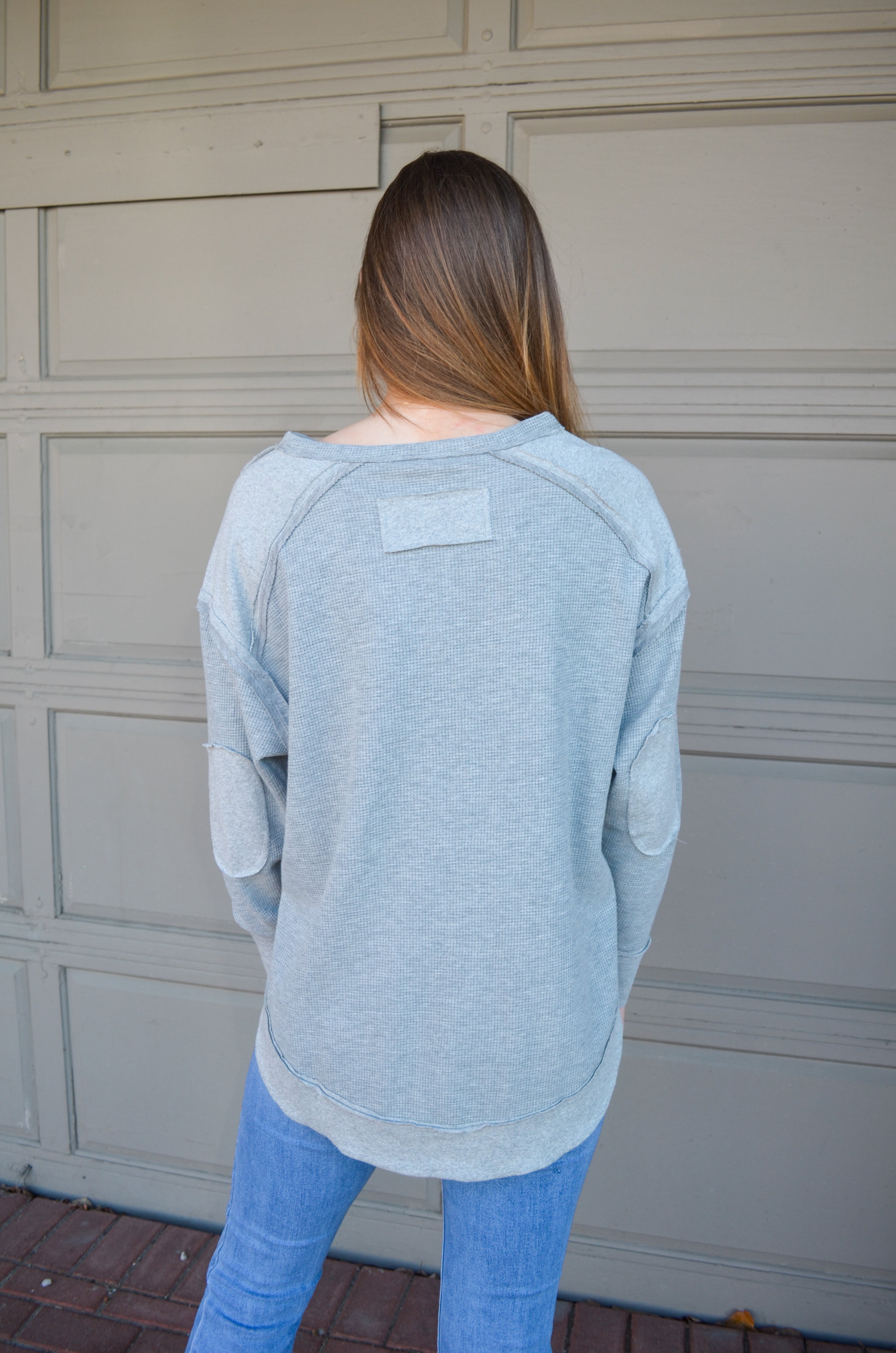 Cozy Cues Pullover in Gray