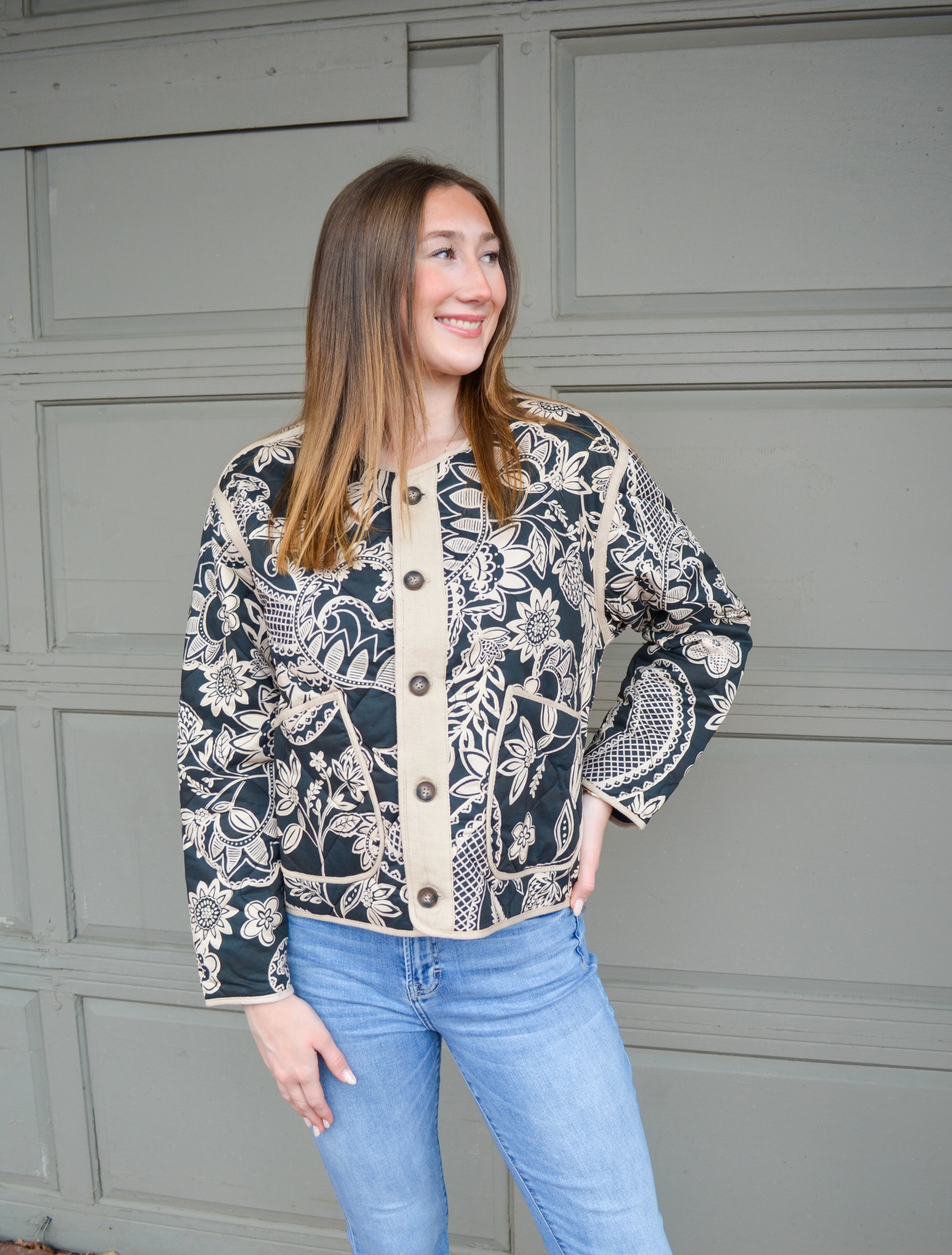 Hello Lovely Quilted Jacket