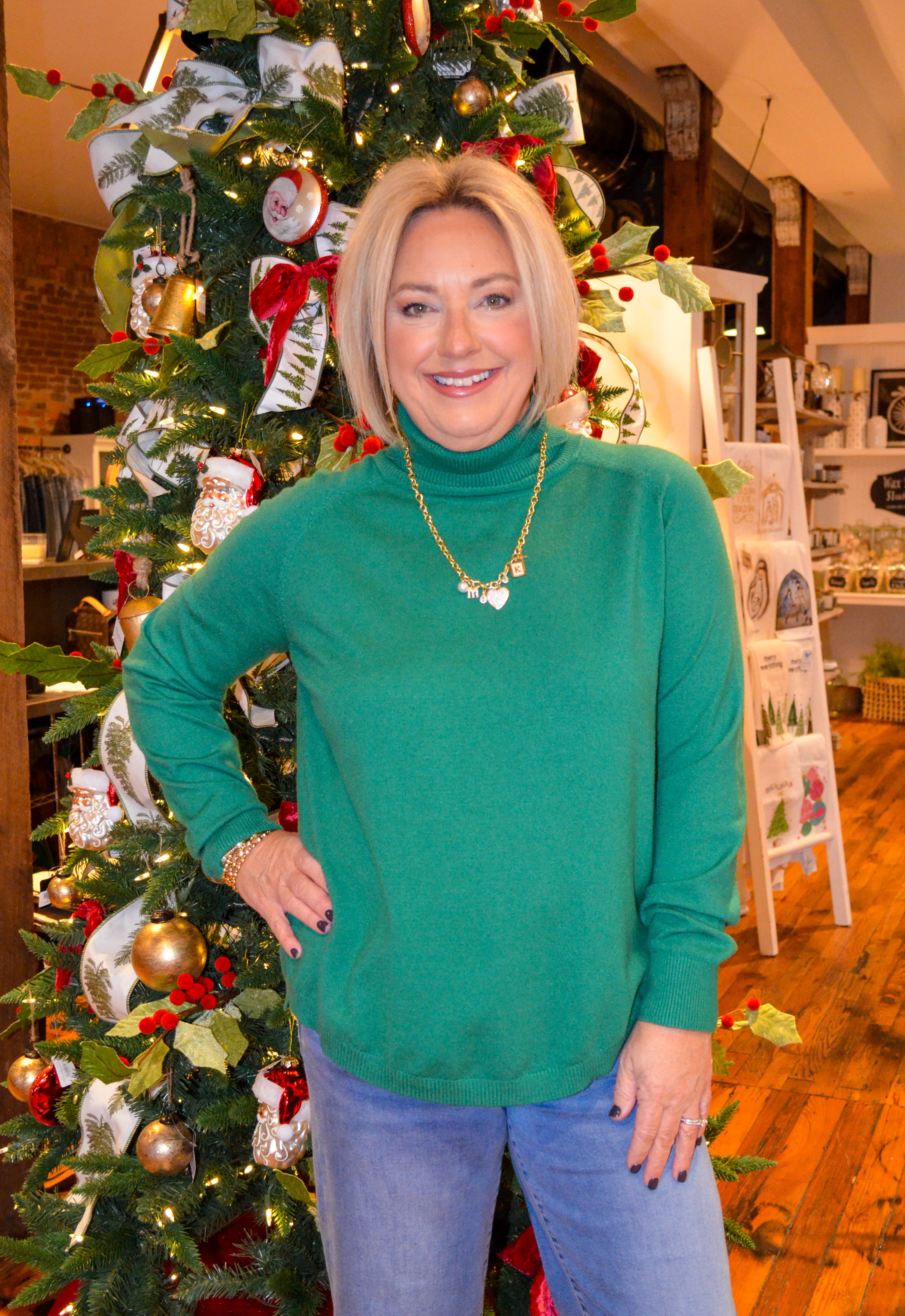 Best Version Sweater in Green