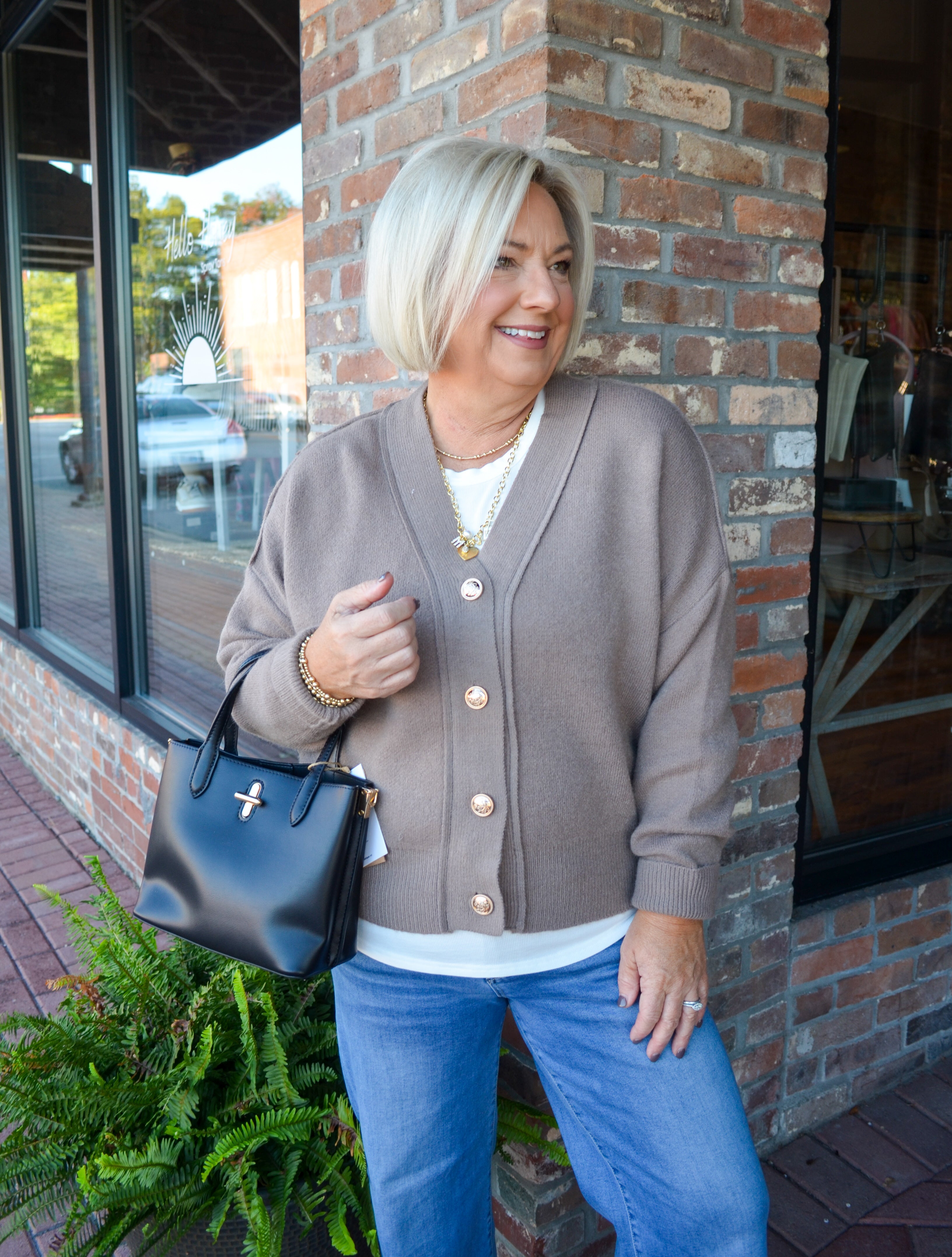 Chic Moment Mocha Cardigan