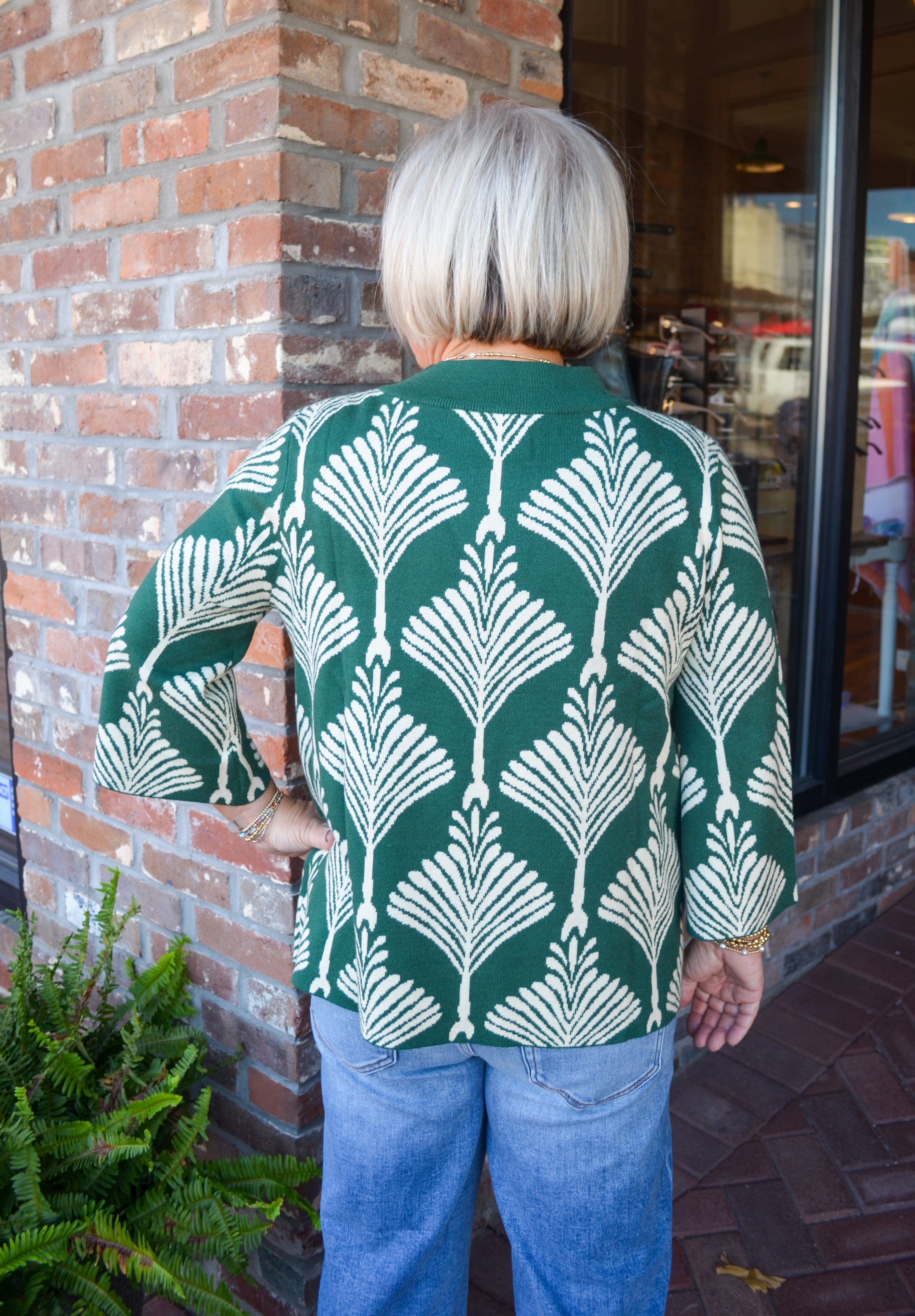 Green Sweet Charmer Sweater