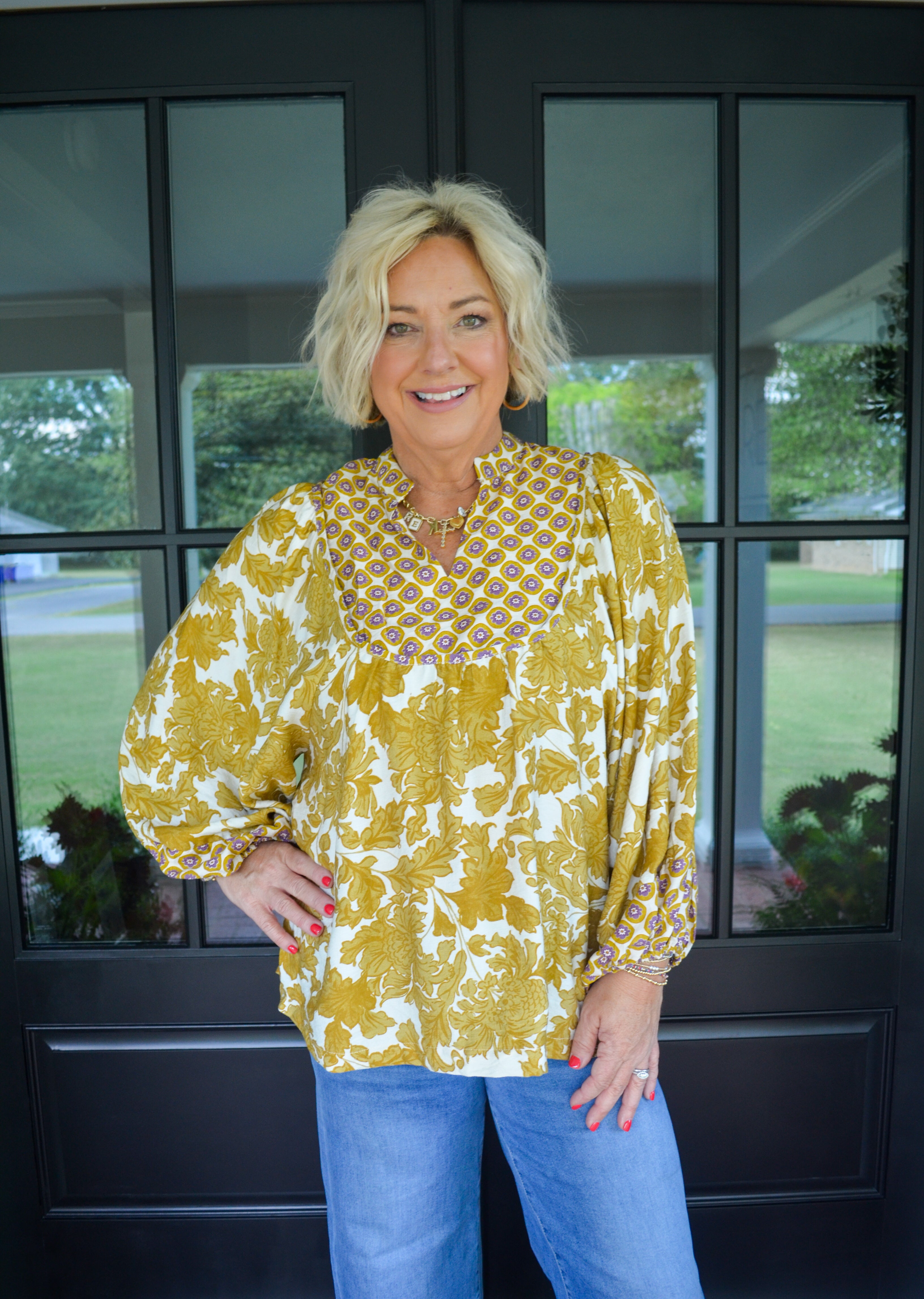 Curvy Harvest Cheer Top