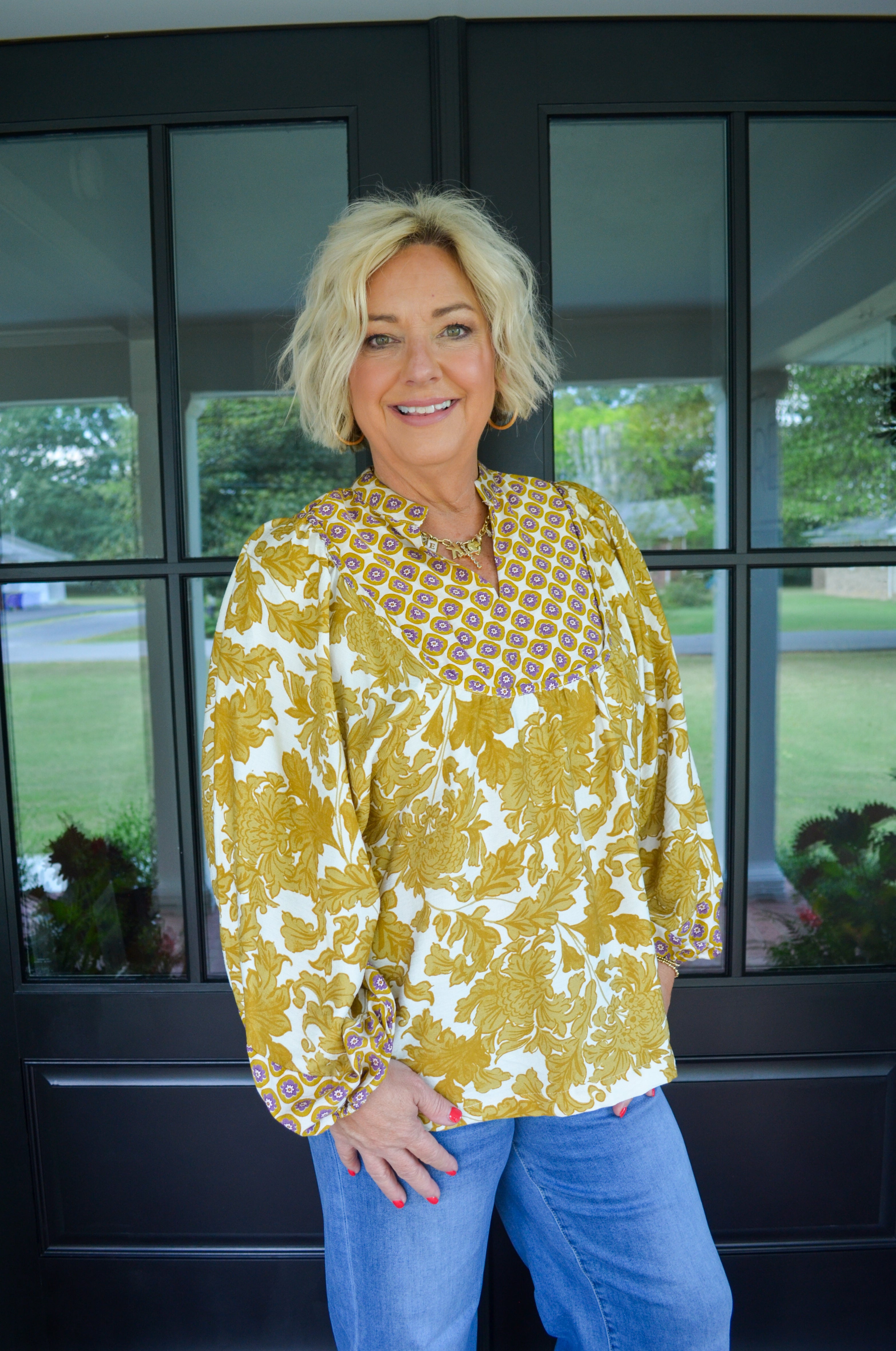 Curvy Harvest Cheer Top