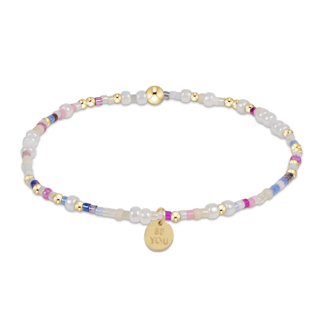 Egirl Hope Unwritten Bracelet - With Sprinkles On Top -Be You Small Gold Disc