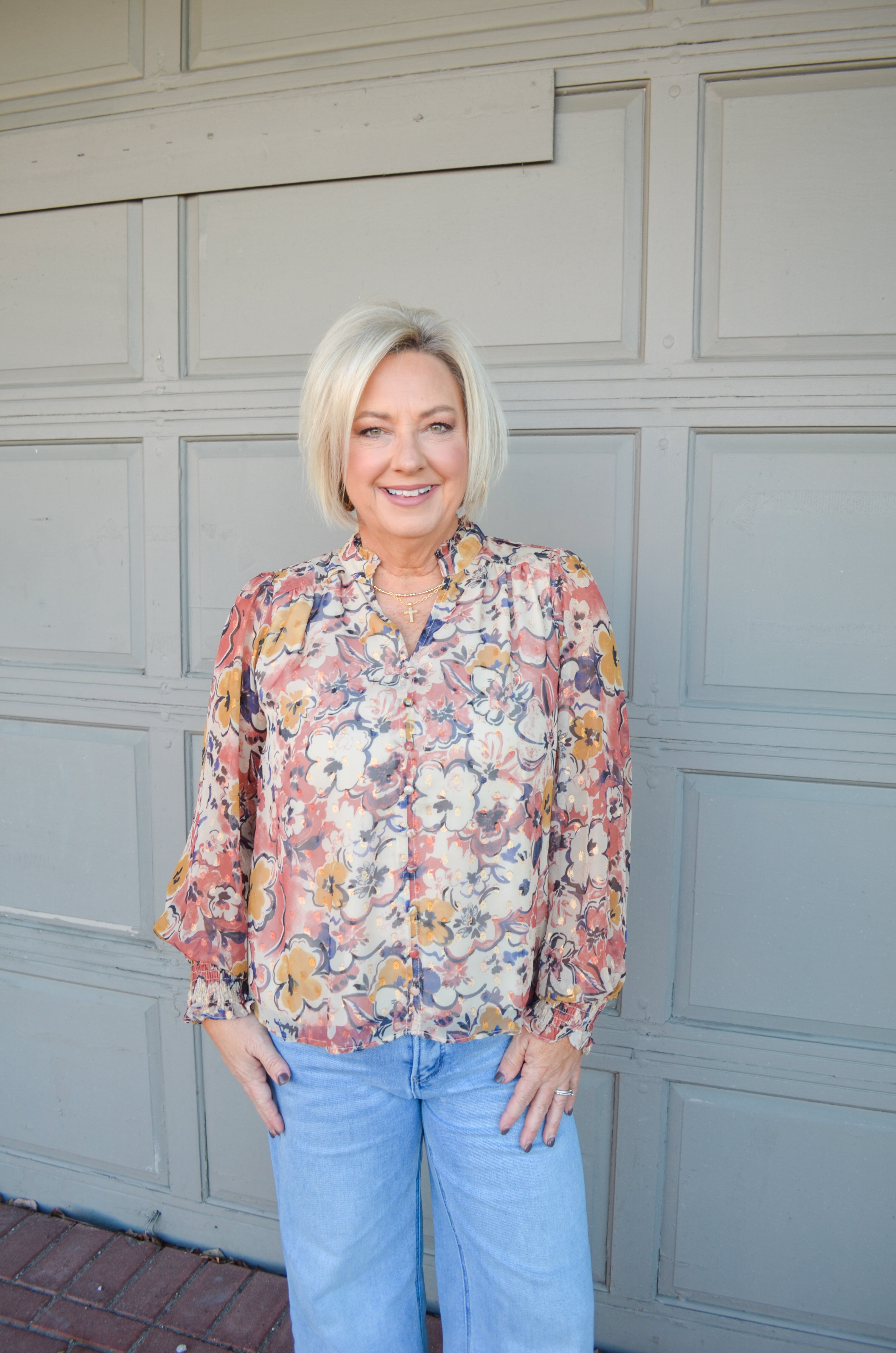 More To Say Long Sleeve Blouse