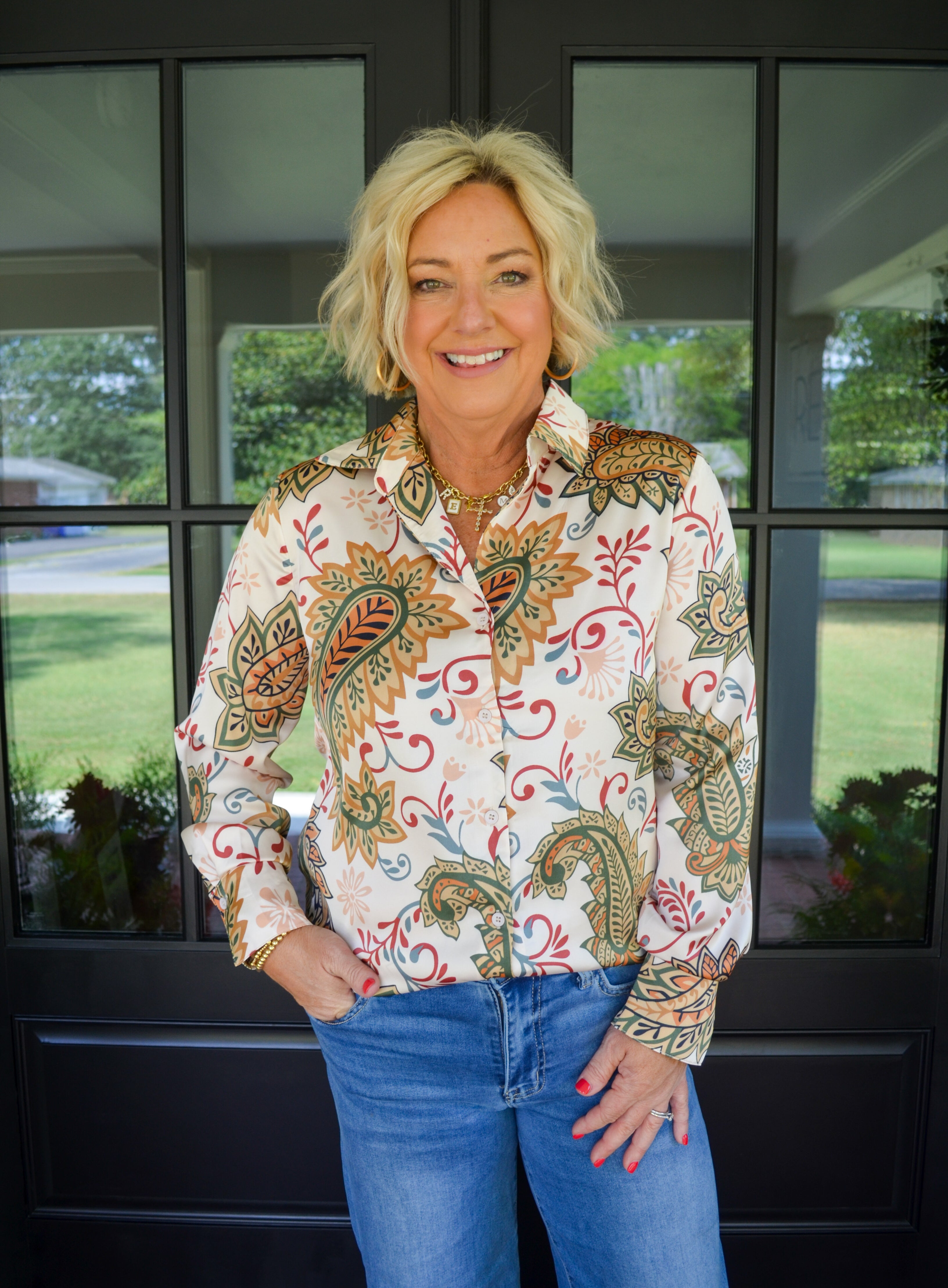 Charming Embrace Top in Cream