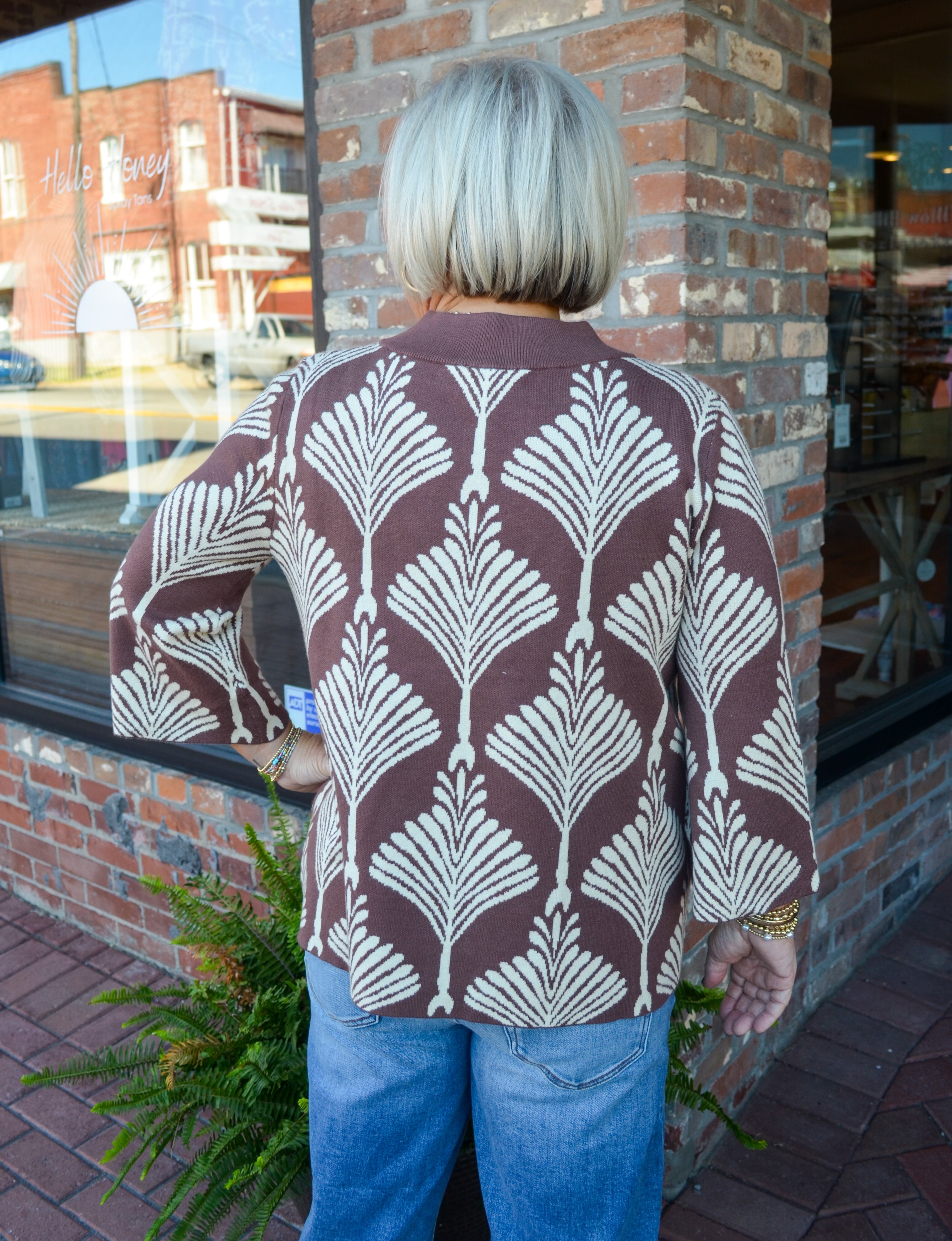 Brown Sweet Charmer Sweater