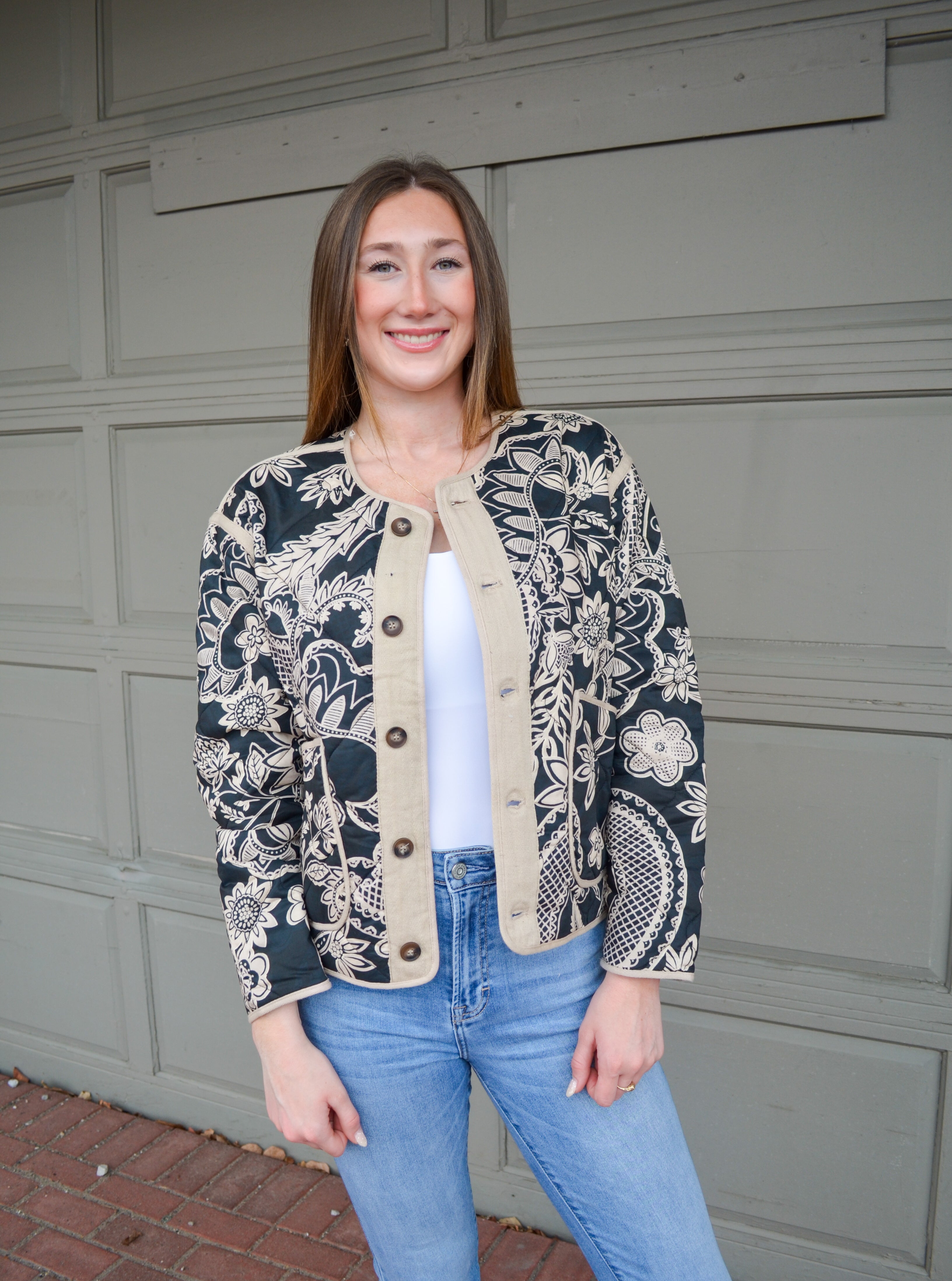 Hello Lovely Quilted Jacket