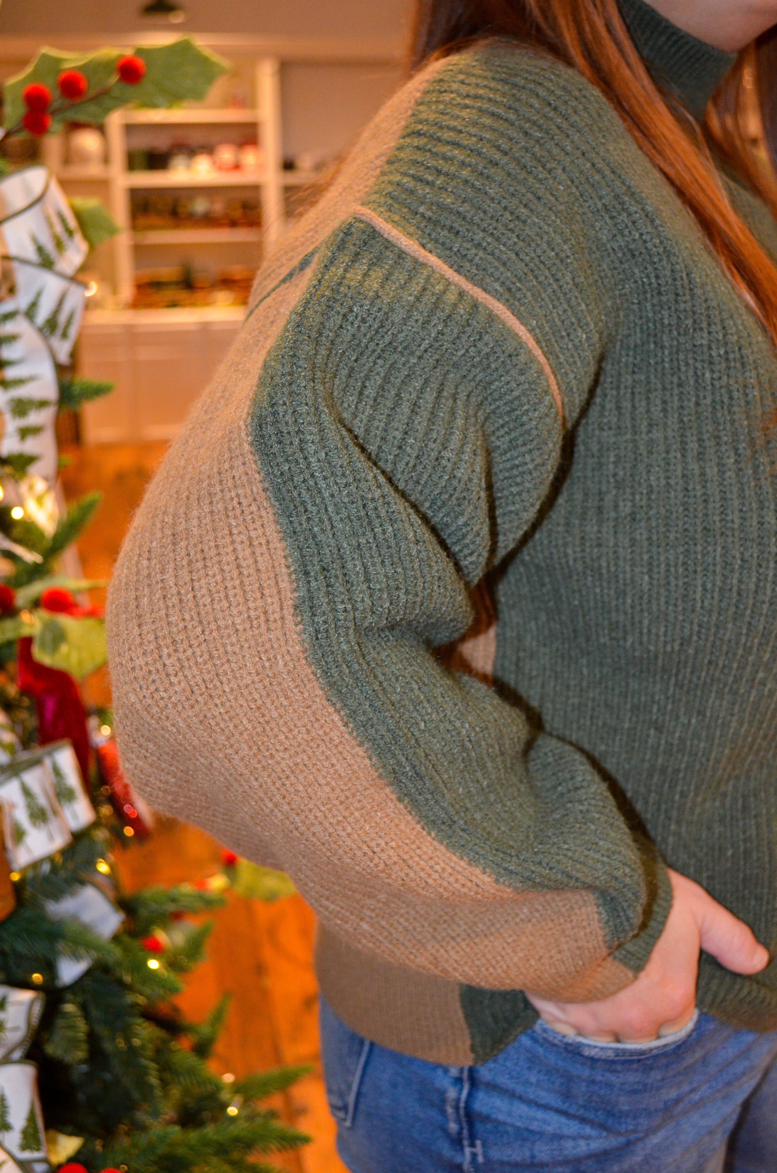 Cozier Than Most Sweater in Olive