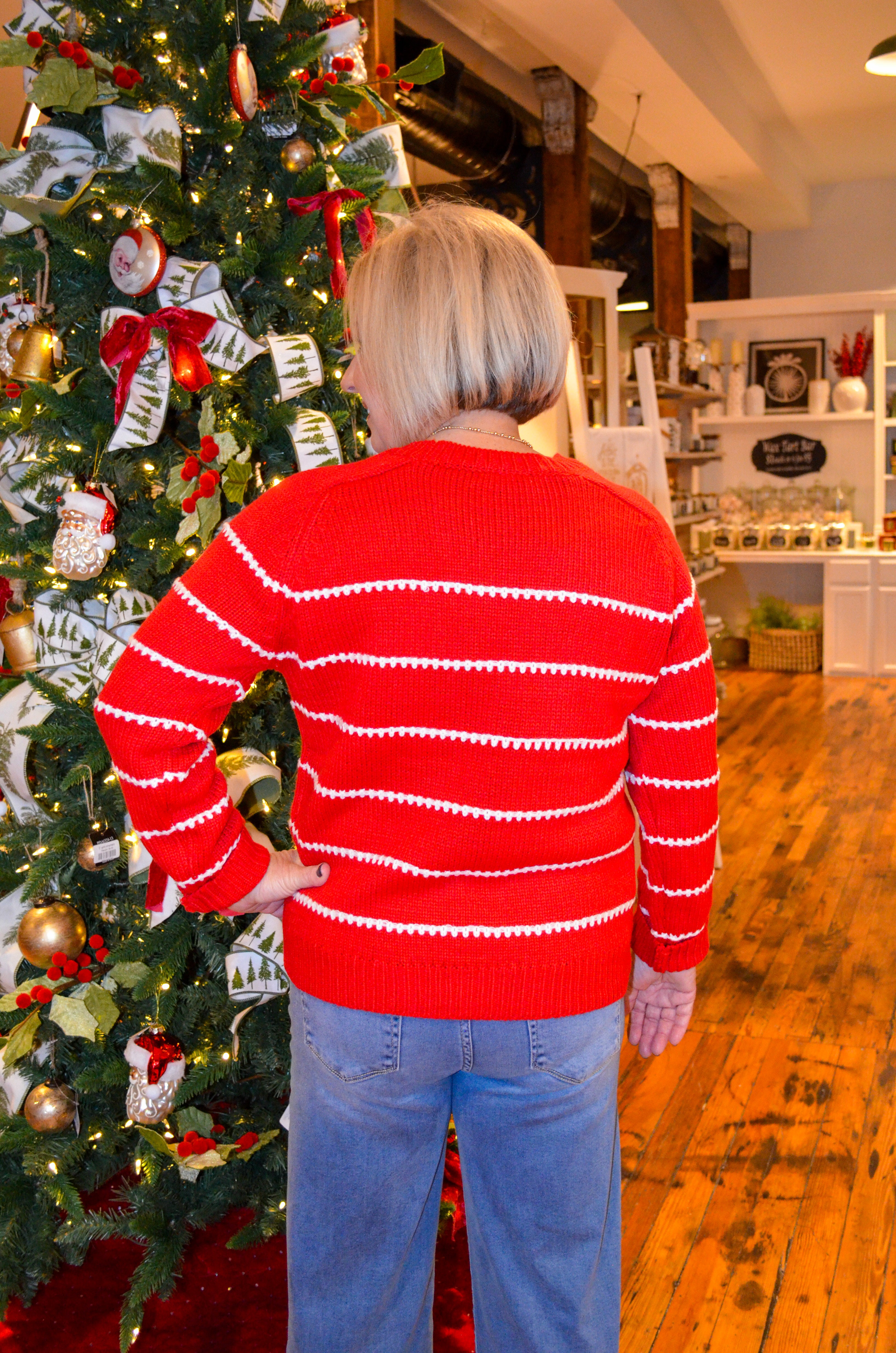 Perfect Day Sweater in Red