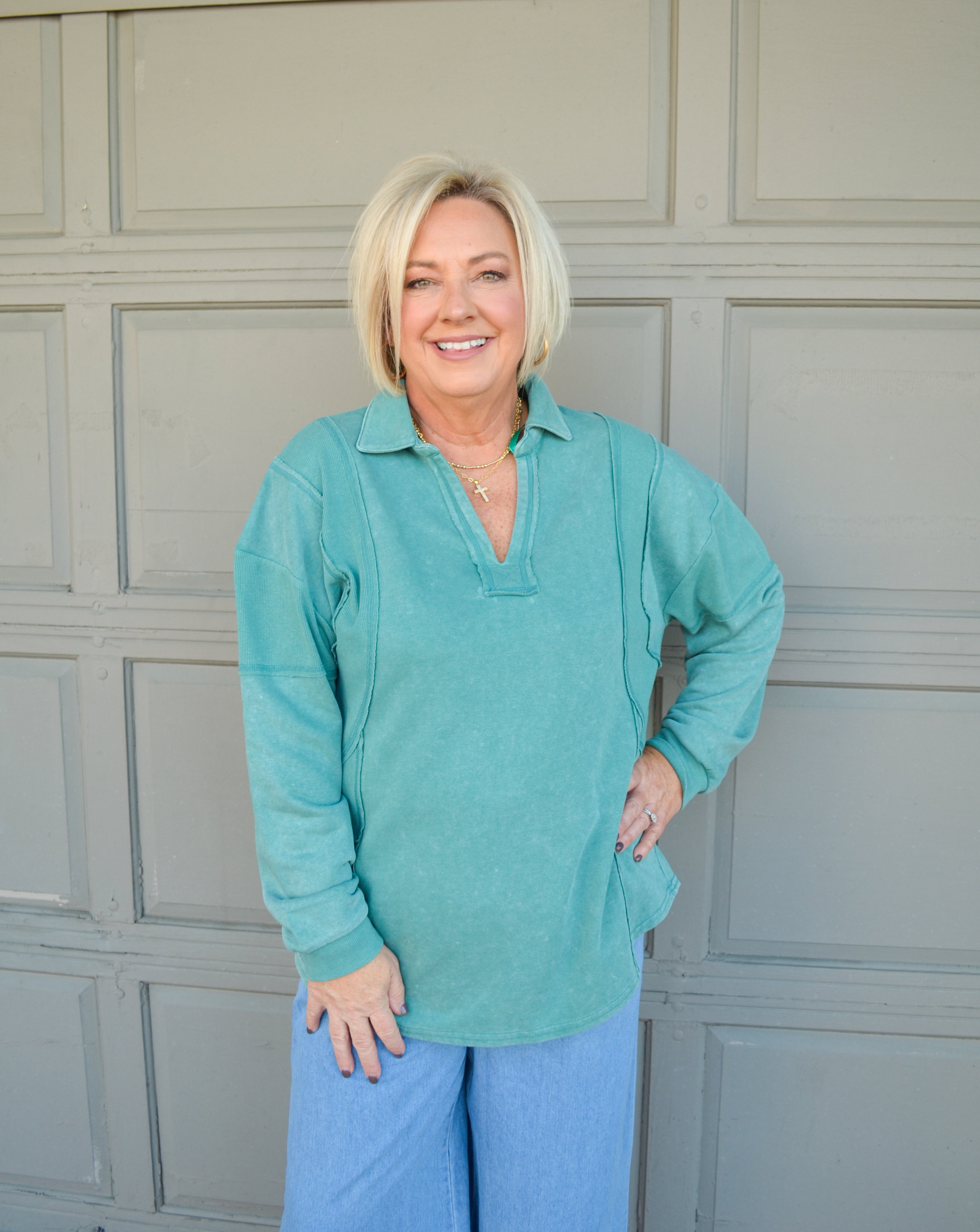 Sage Lounge with Me Pullover