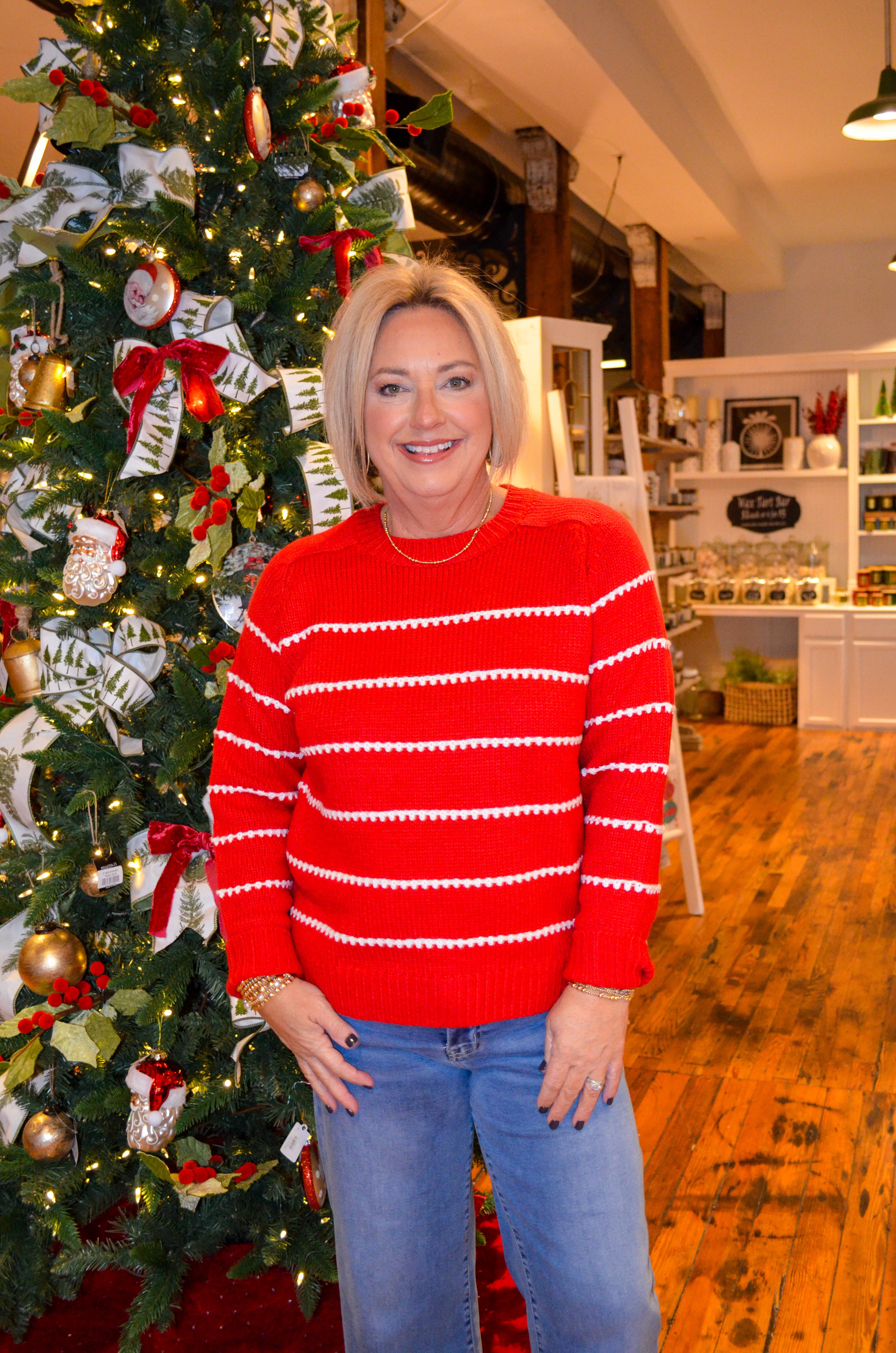 Perfect Day Sweater in Red