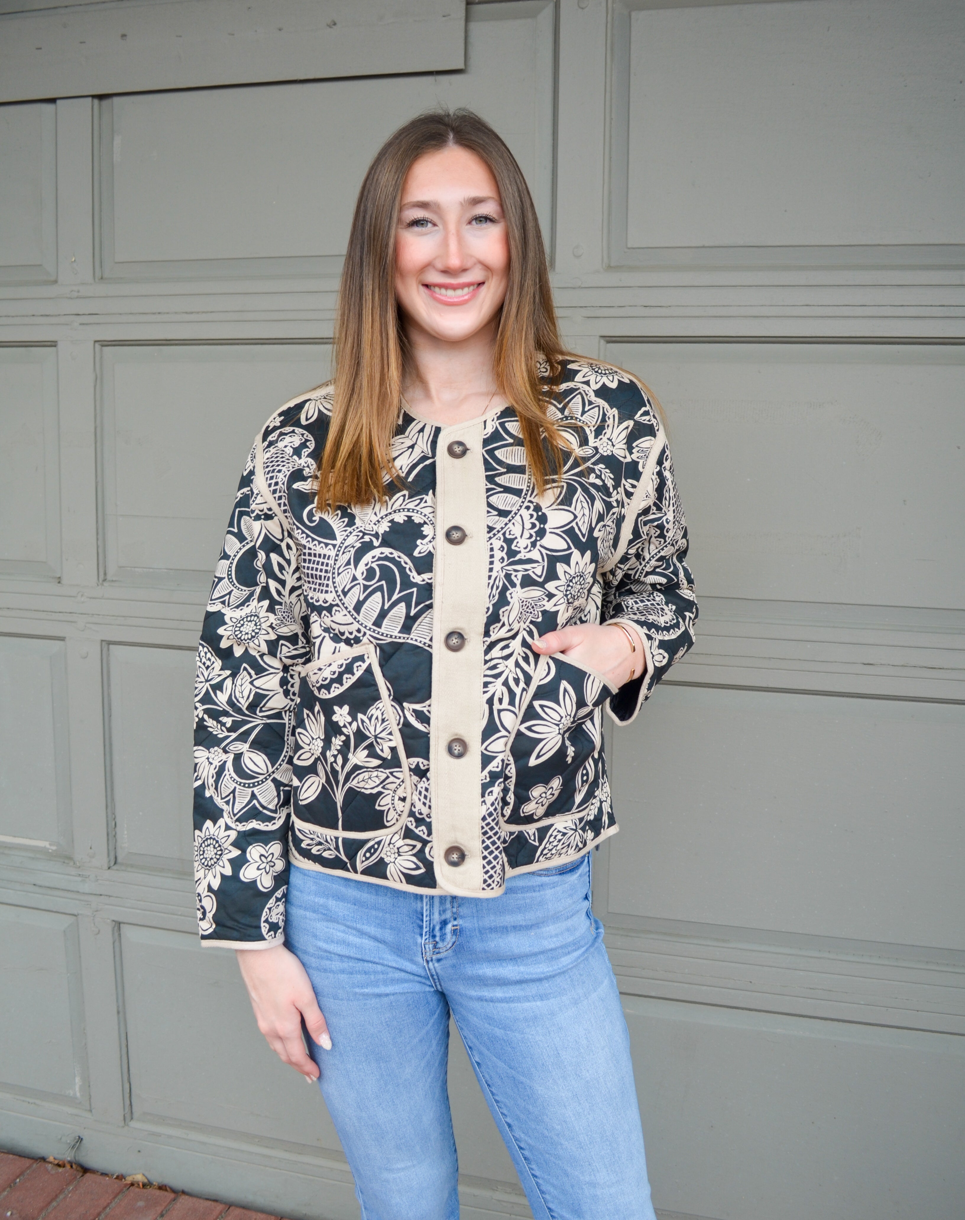 Hello Lovely Quilted Jacket