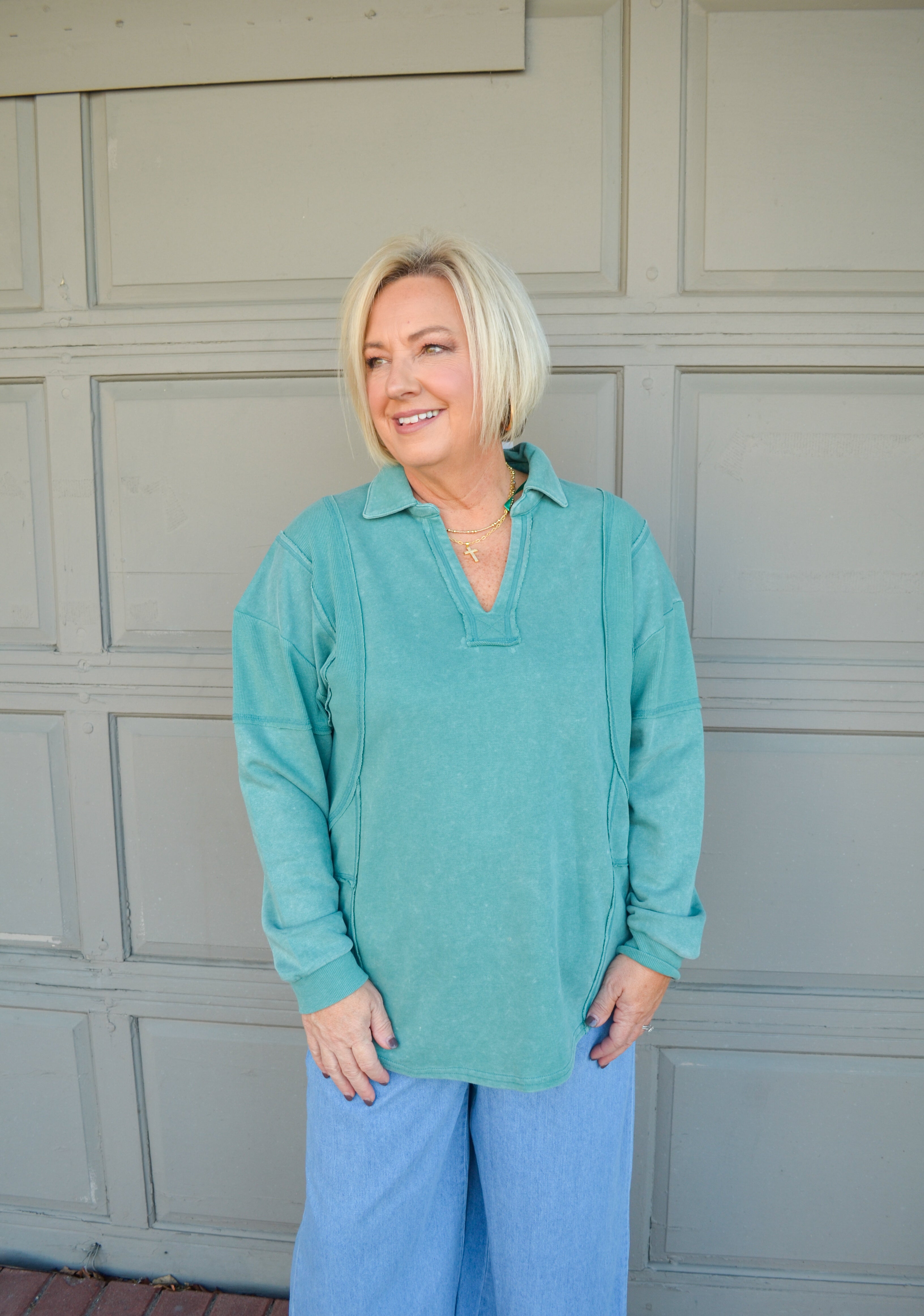 Sage Lounge with Me Pullover