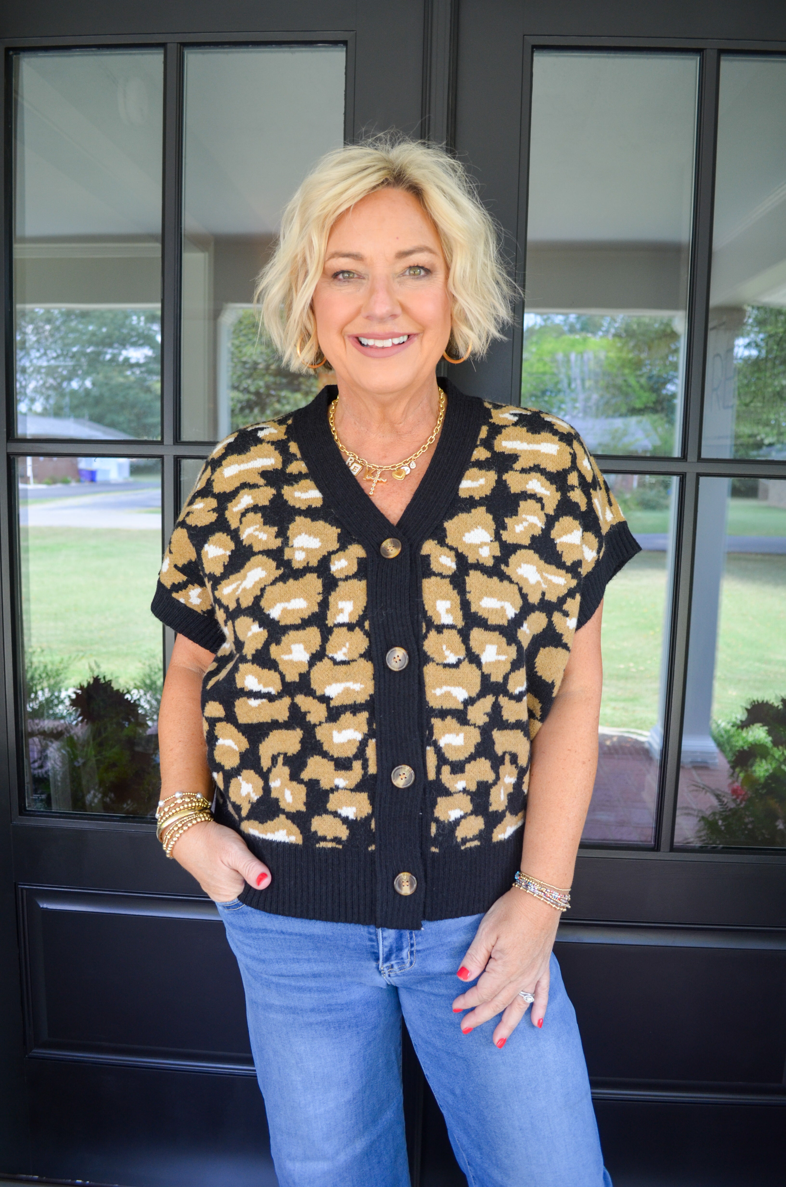 Look My Way Sweater Vest