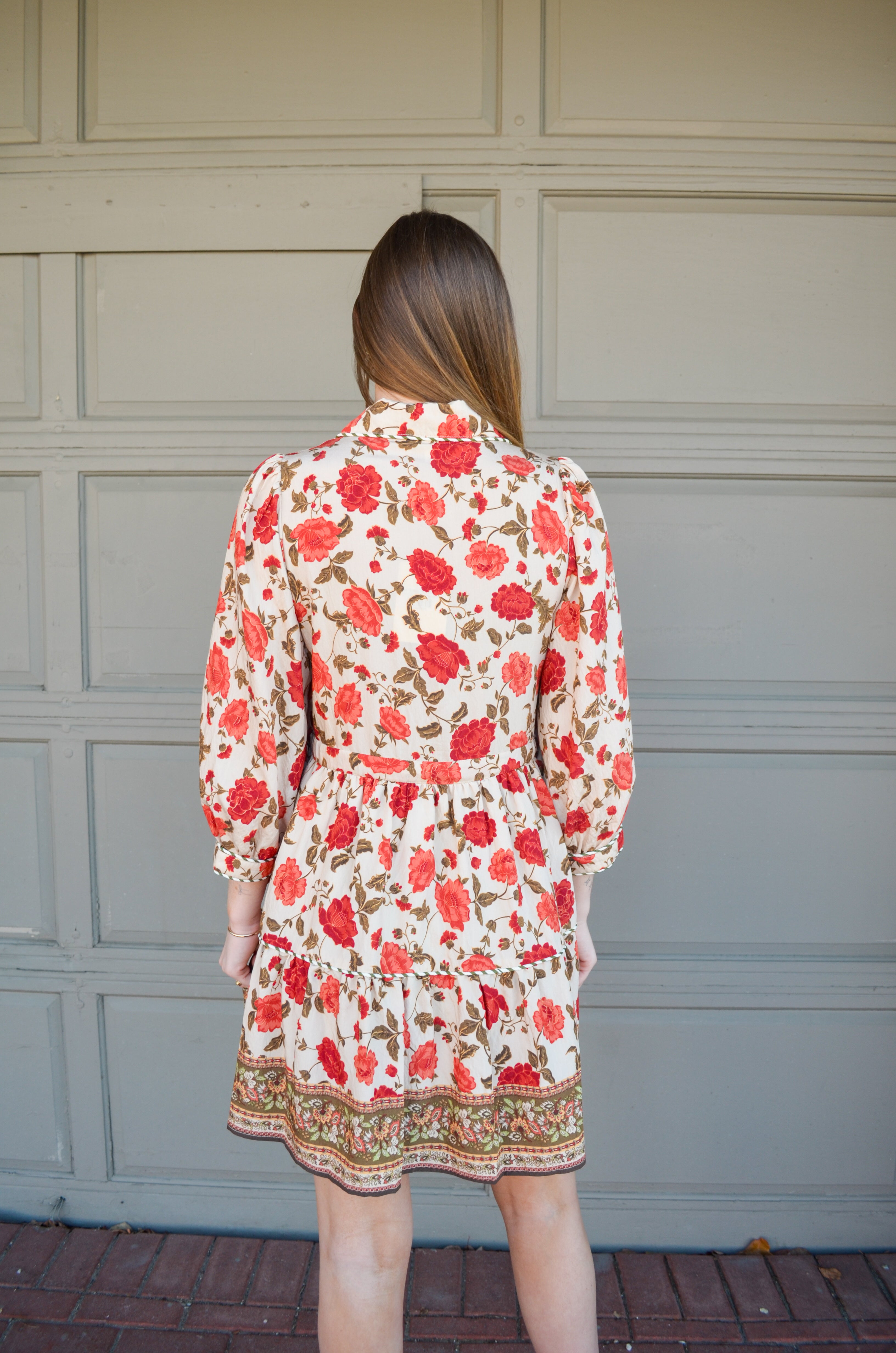 Fall Nights Floral Dress