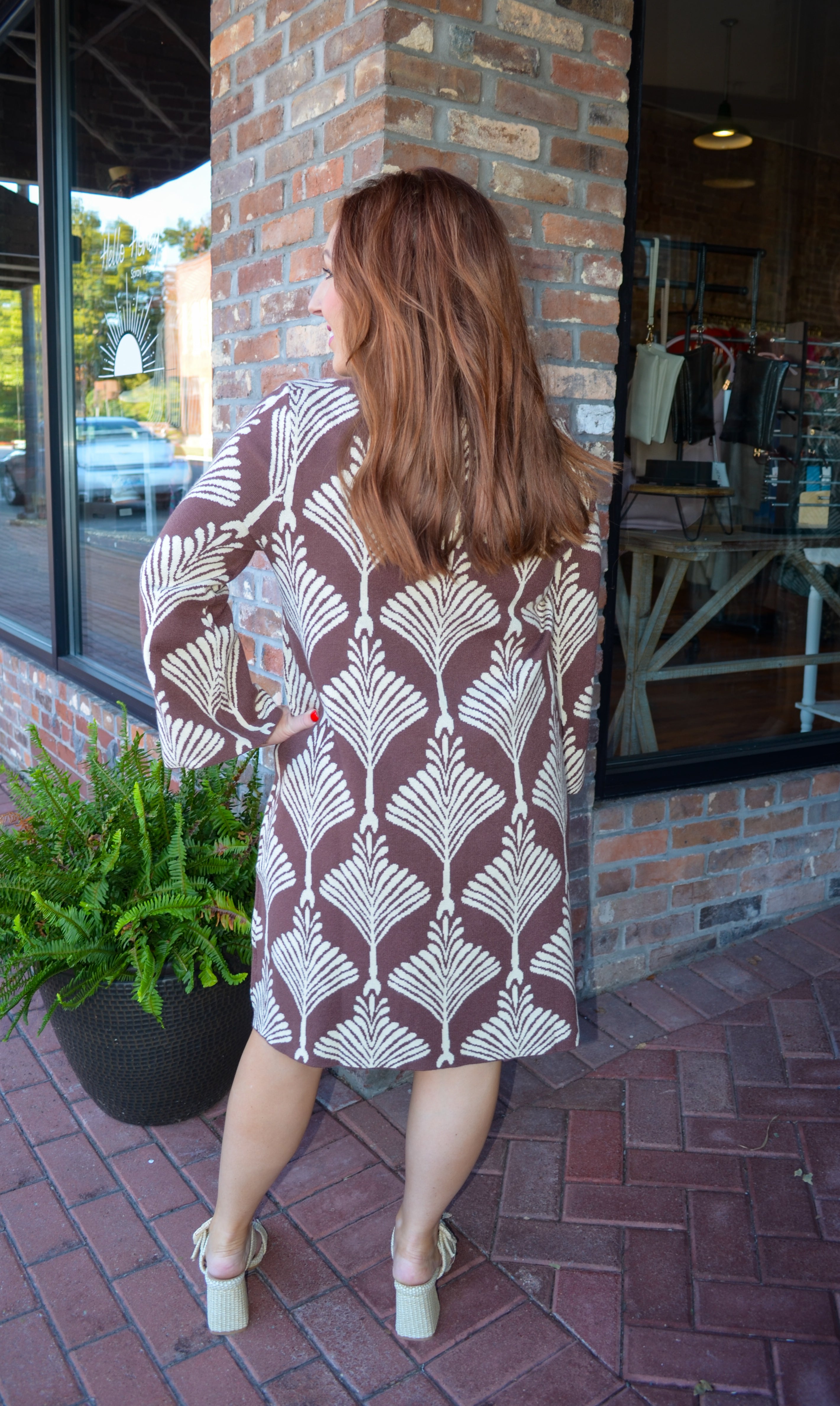 Charmed Feeling Brown Dress