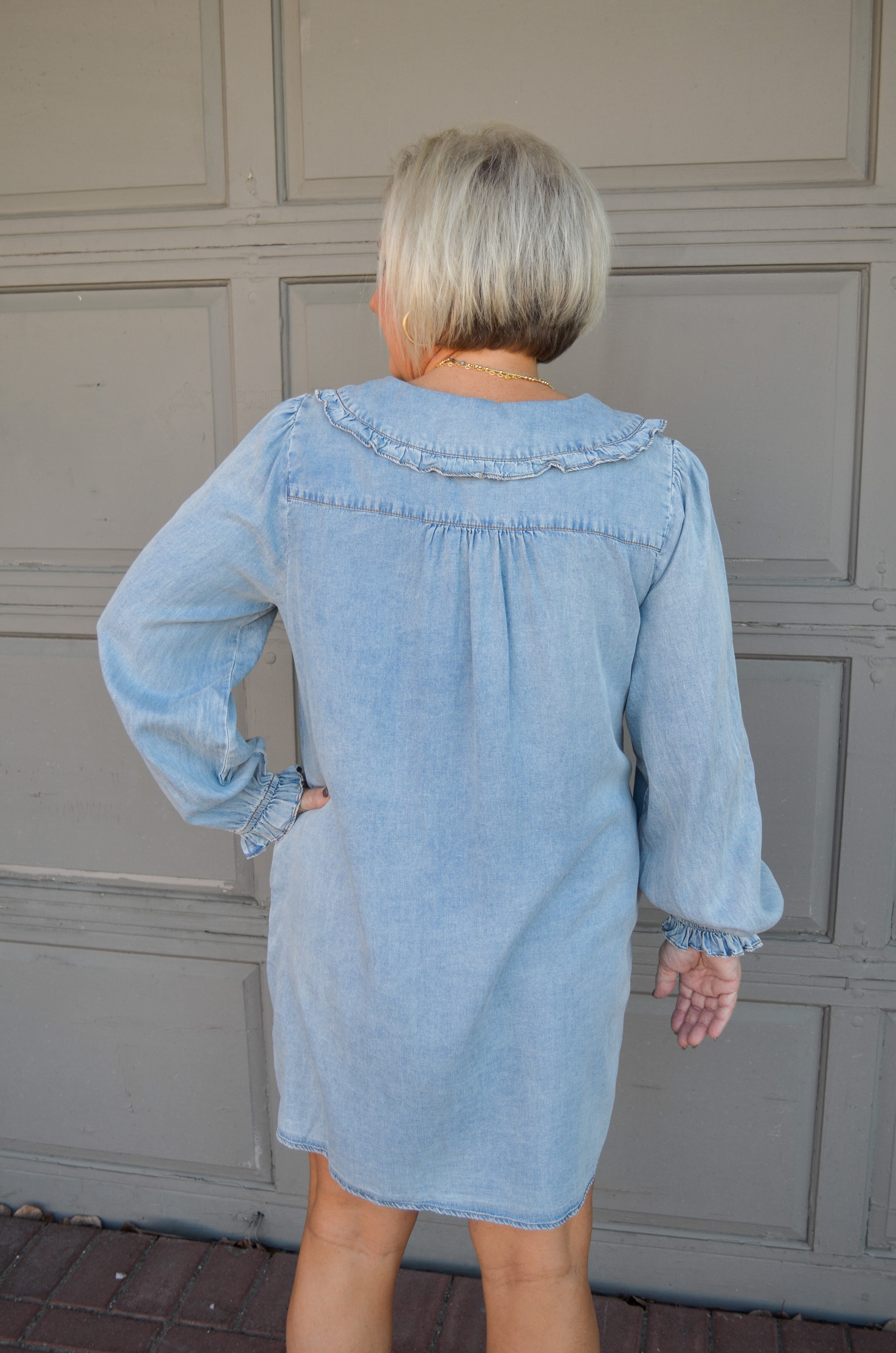 Happy Smiles Denim Dress