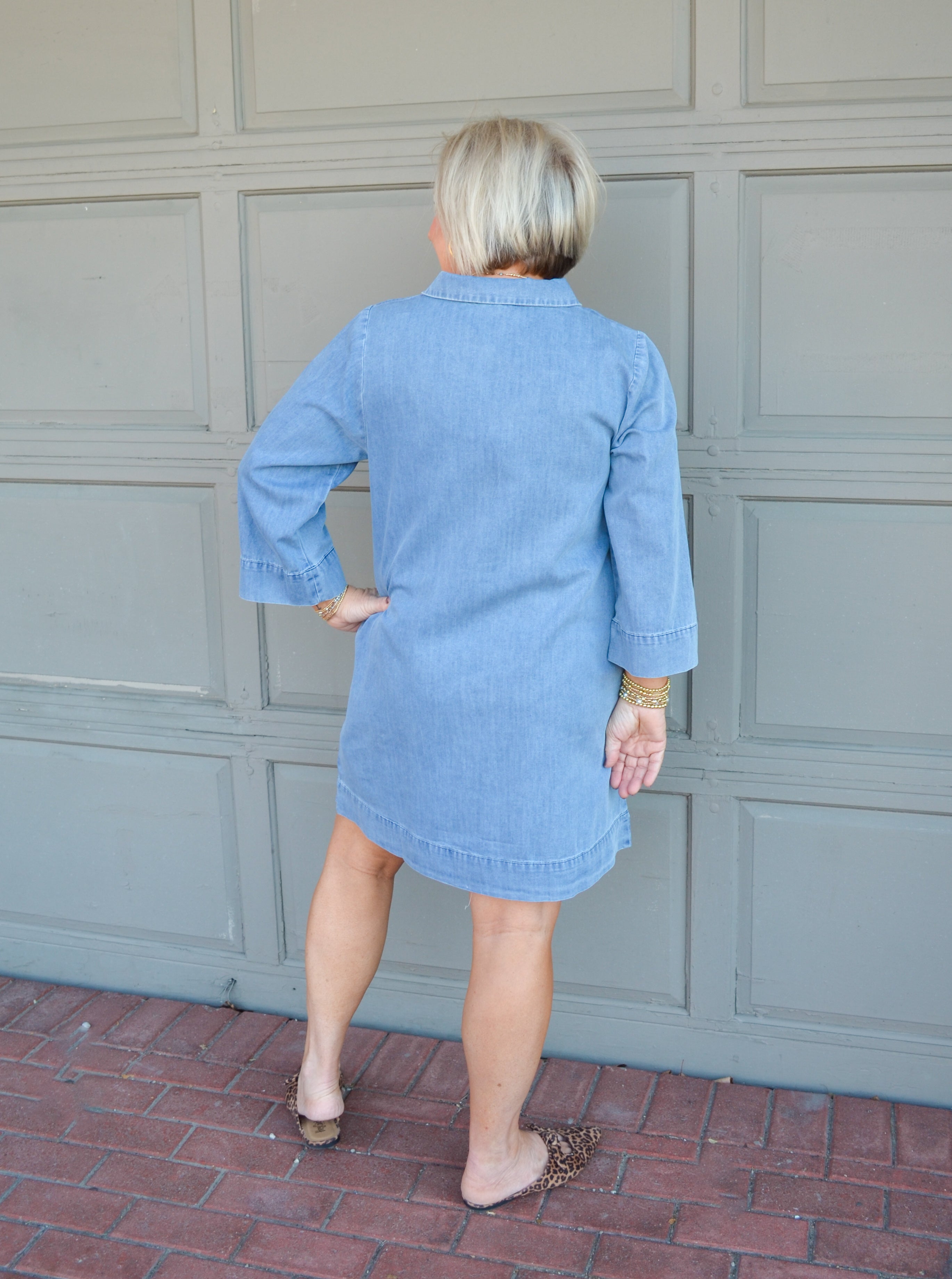 Sunday Market Denim Dress