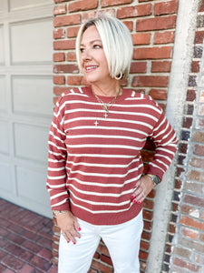 Sweet Treat Striped Sweater