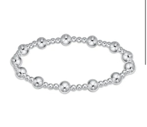 Classic Sincerity Pattern 6mm Sterling Bracelet