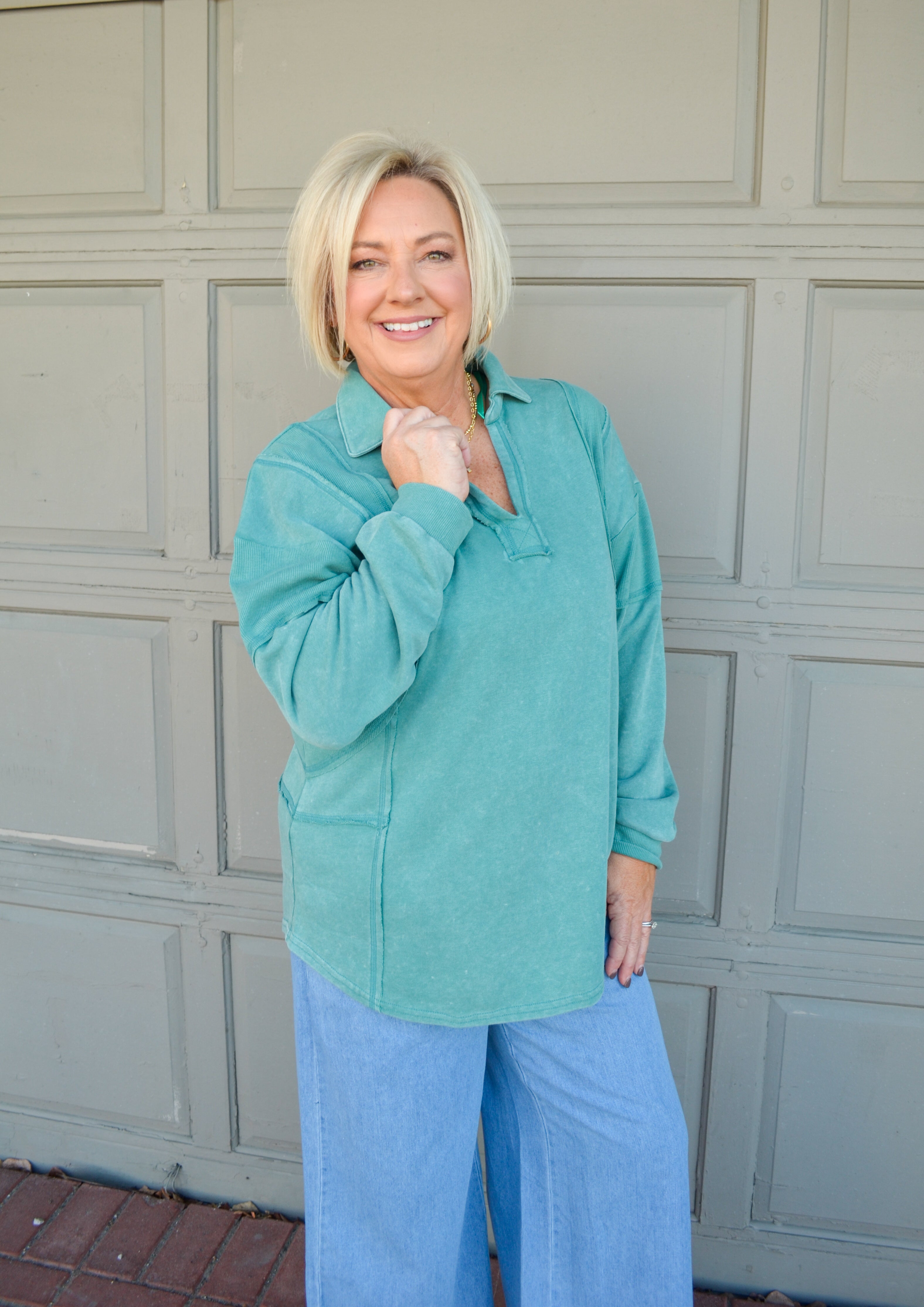 Sage Lounge with Me Pullover