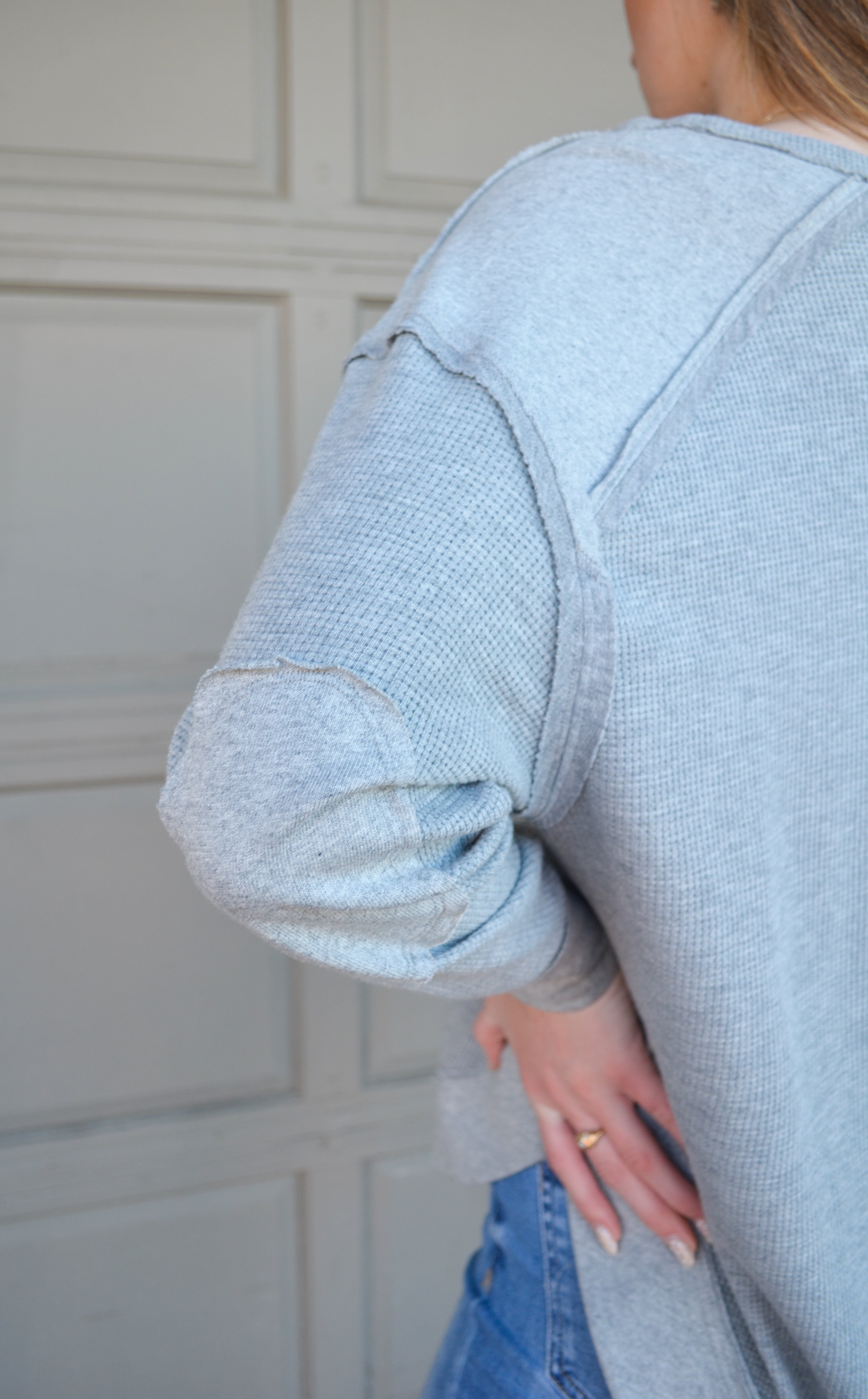 Cozy Cues Pullover in Gray