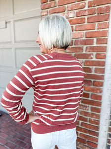 Sweet Treat Striped Sweater