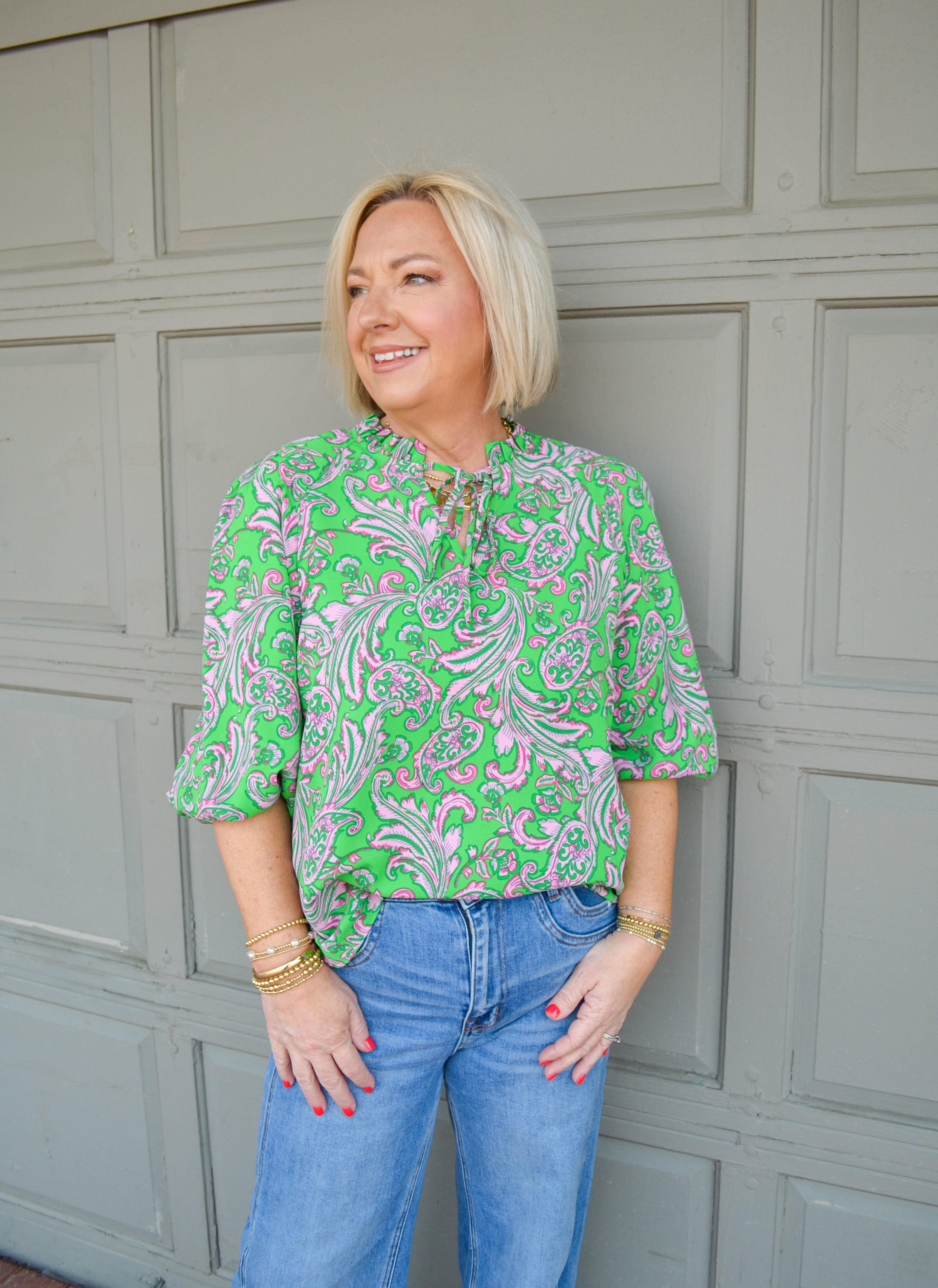 Pretty in Paisley Top