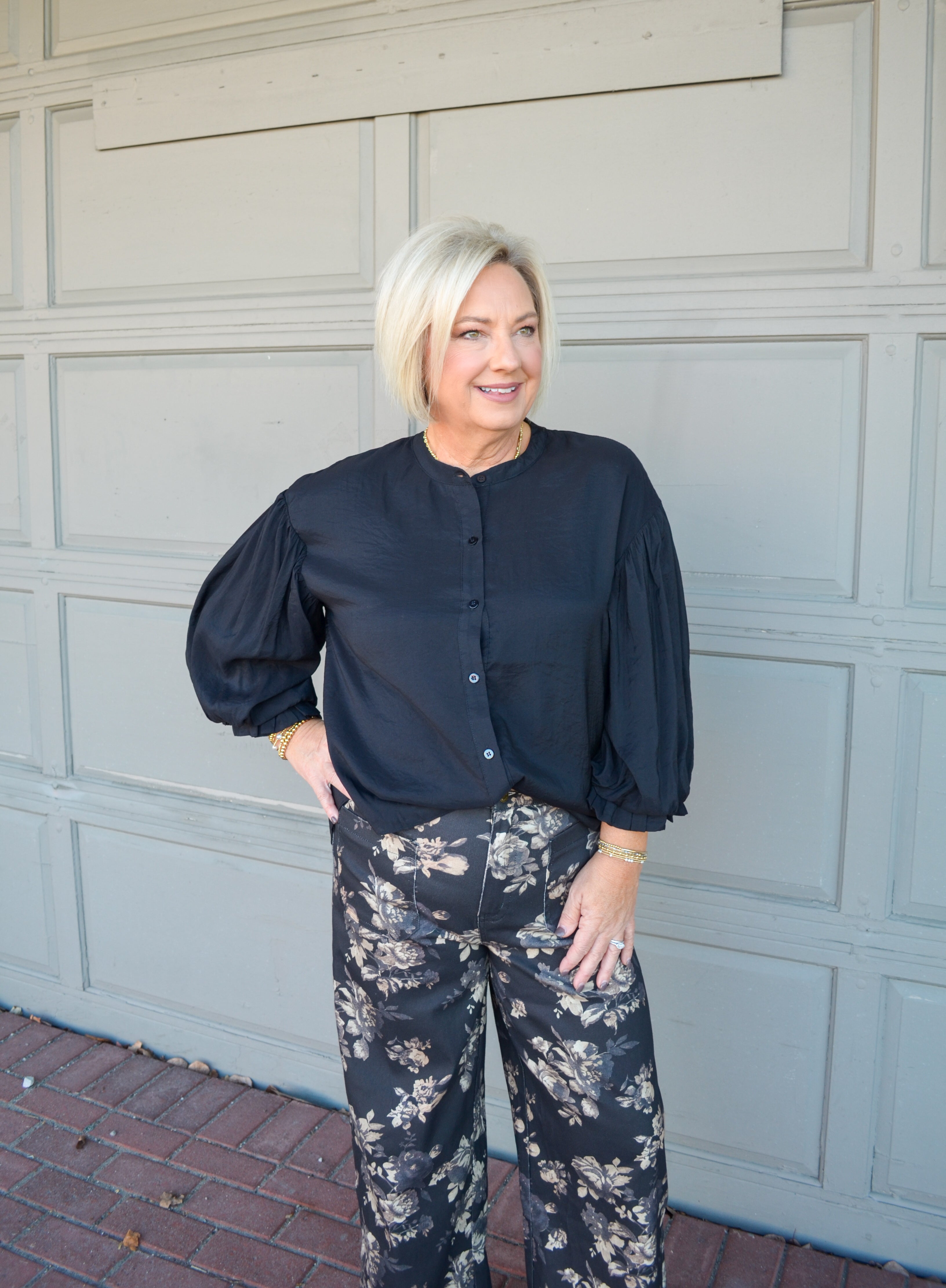 Lovely Views Puff Sleeve Top