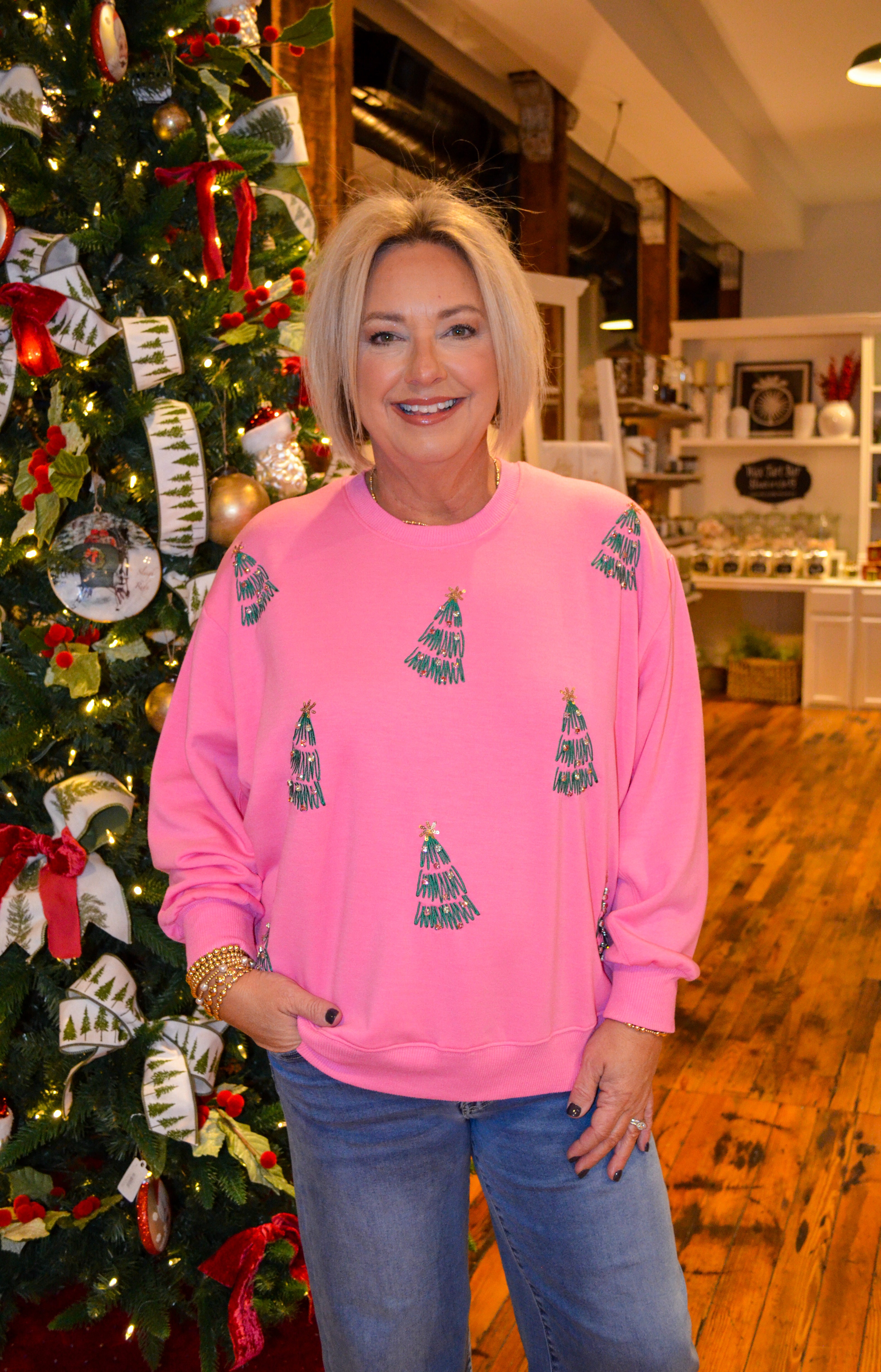 Green Trees Sweatshirt