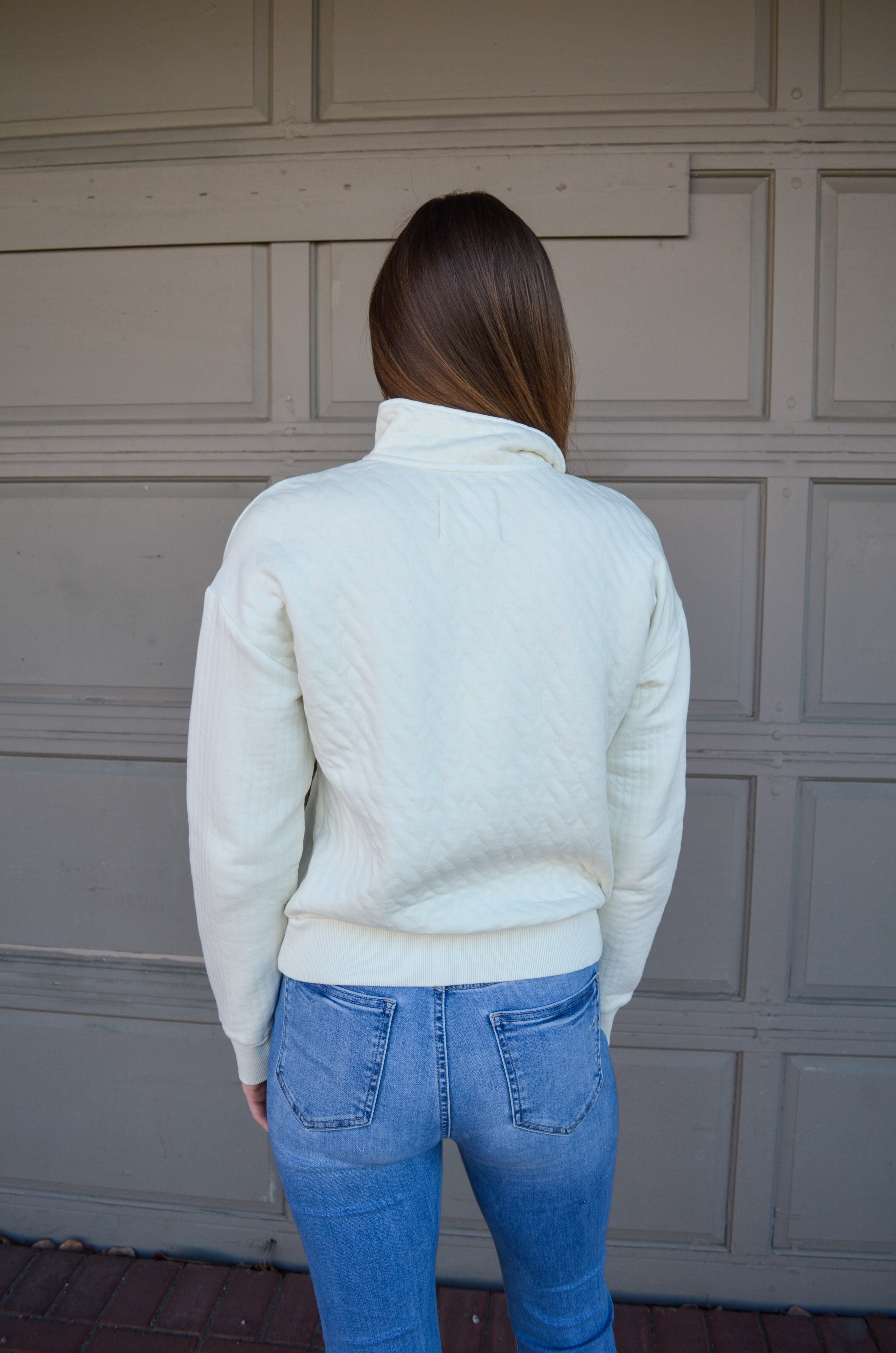 Cream Look My Way Pullover