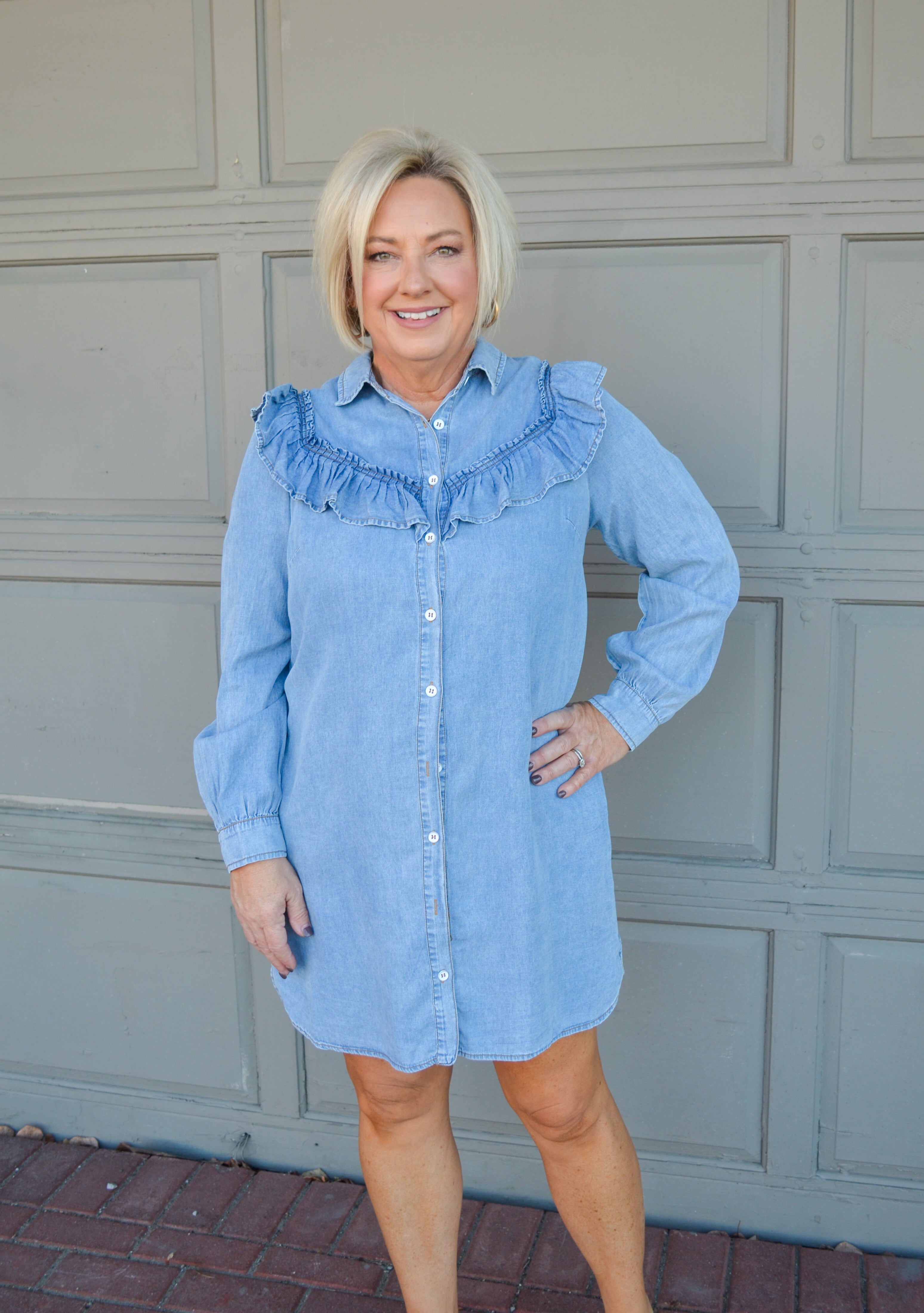 Downtown Dream Denim Dress