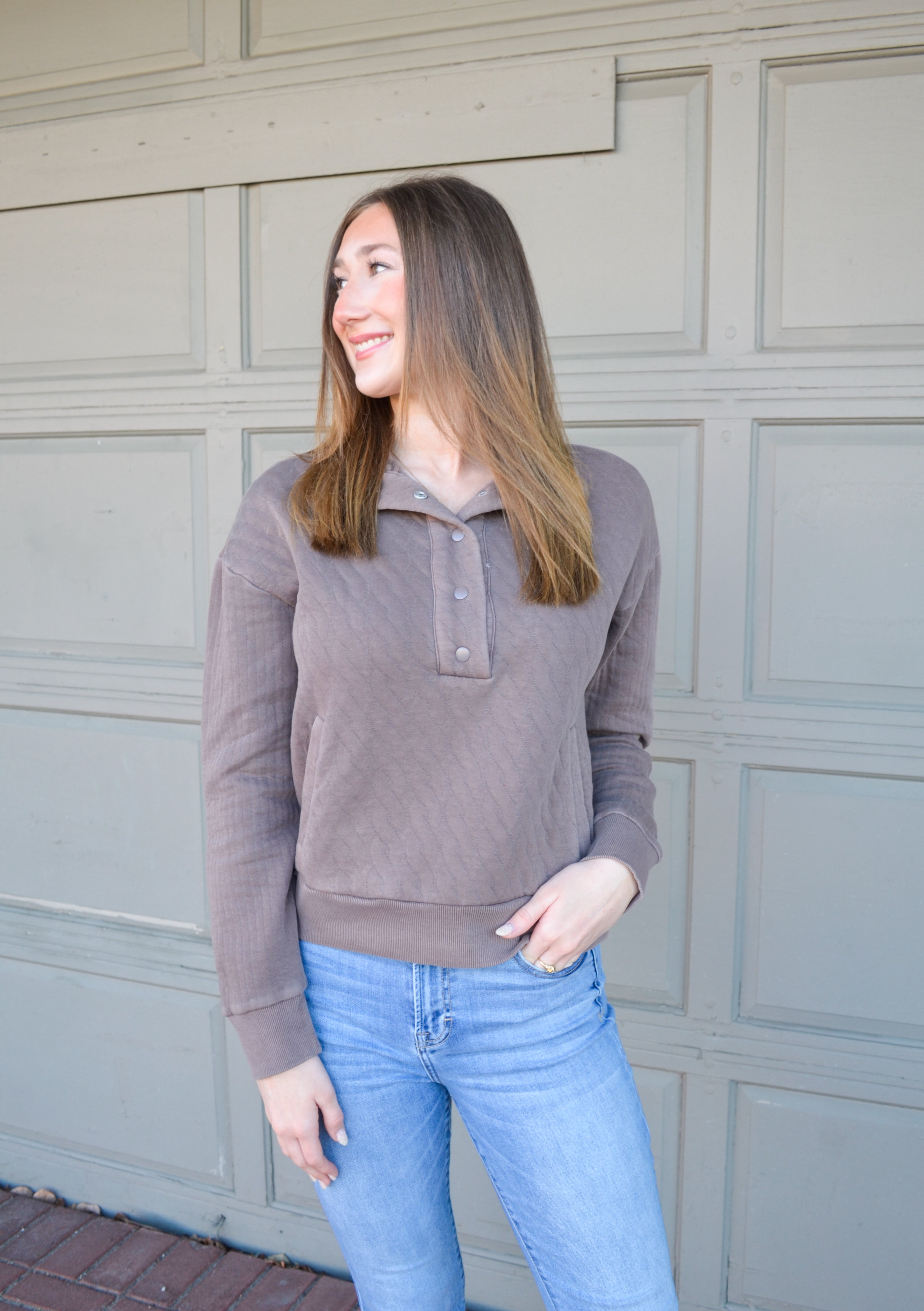 Plum Look My Way Pullover