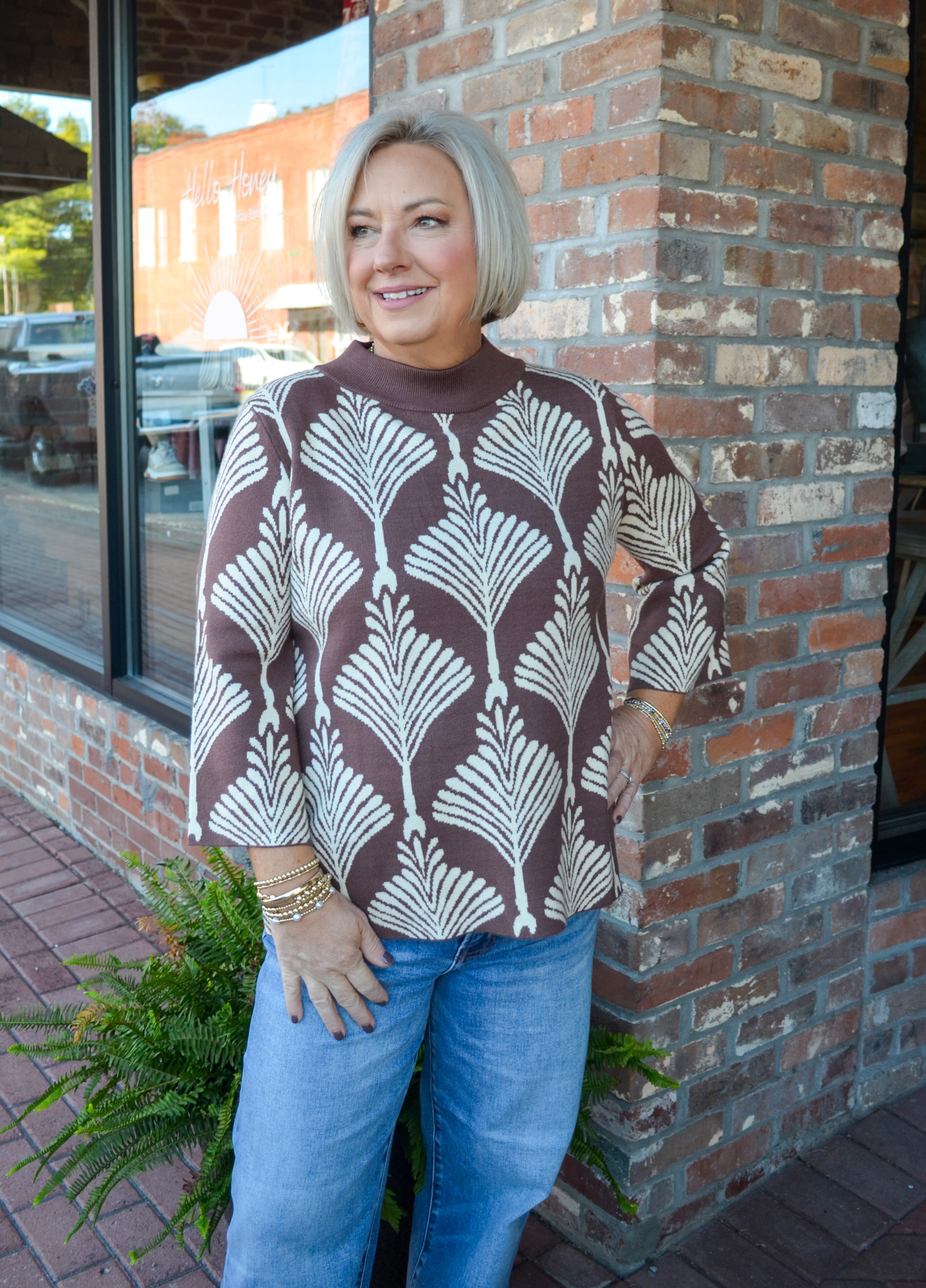 Brown Sweet Charmer Sweater