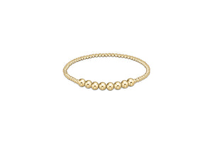 Classic Gold Beaded Bliss 2.5mm Bead Bracelet - 5mm